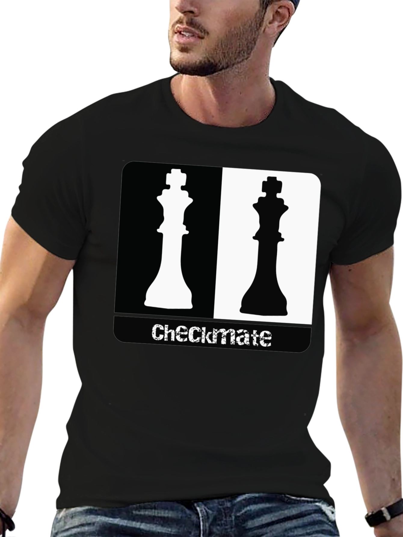 Checkmate Chess King Graphic T-Shirt