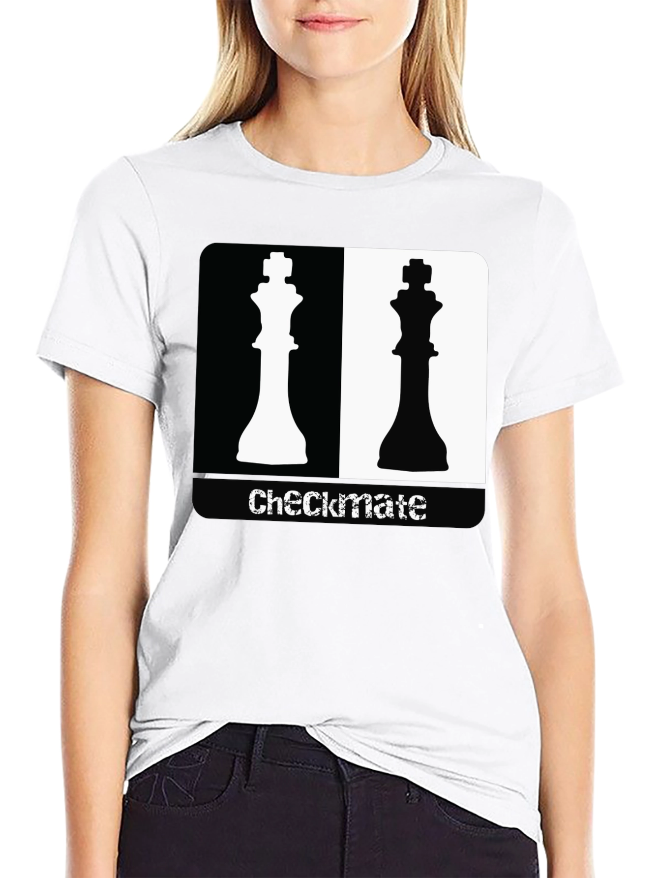 Checkmate Chess King Graphic T-Shirt