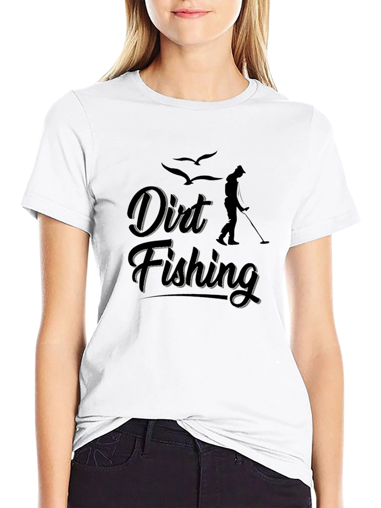 Dirt Fishing Metal Detecting T-Shirt
