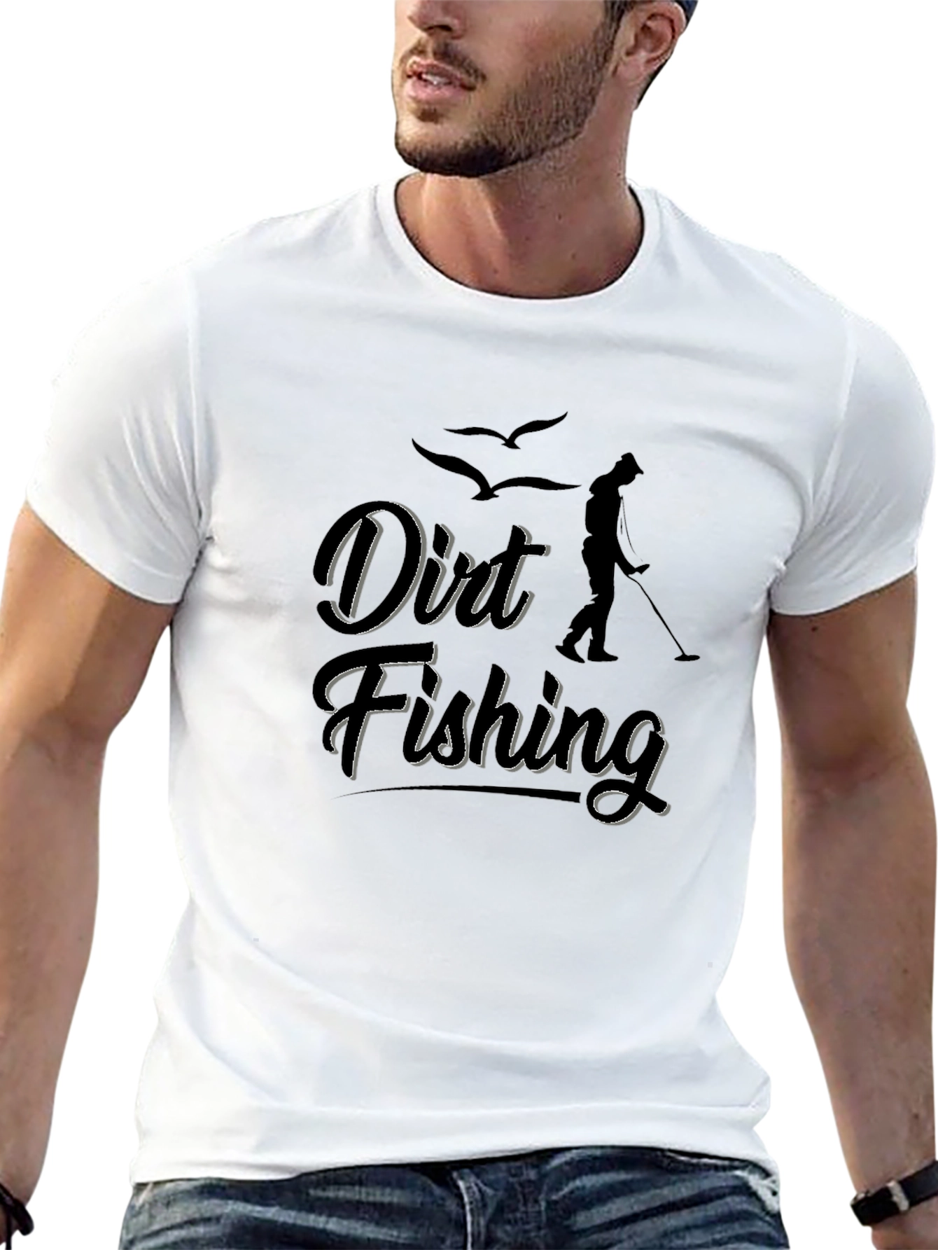 Dirt Fishing Metal Detecting T-Shirt