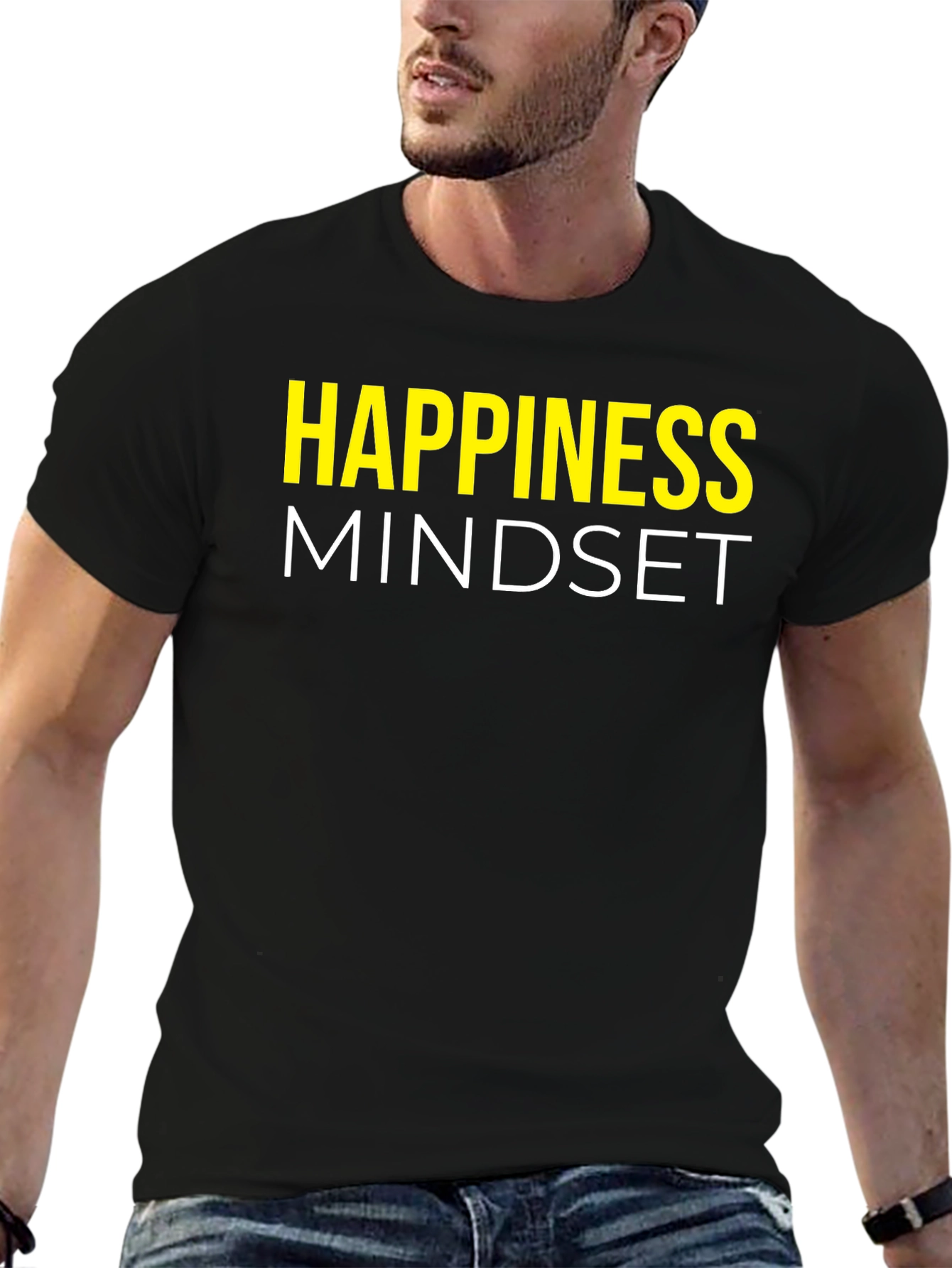 Happiness Mindset Graphic T-Shirt