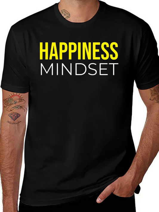 Happiness Mindset Graphic T-Shirt