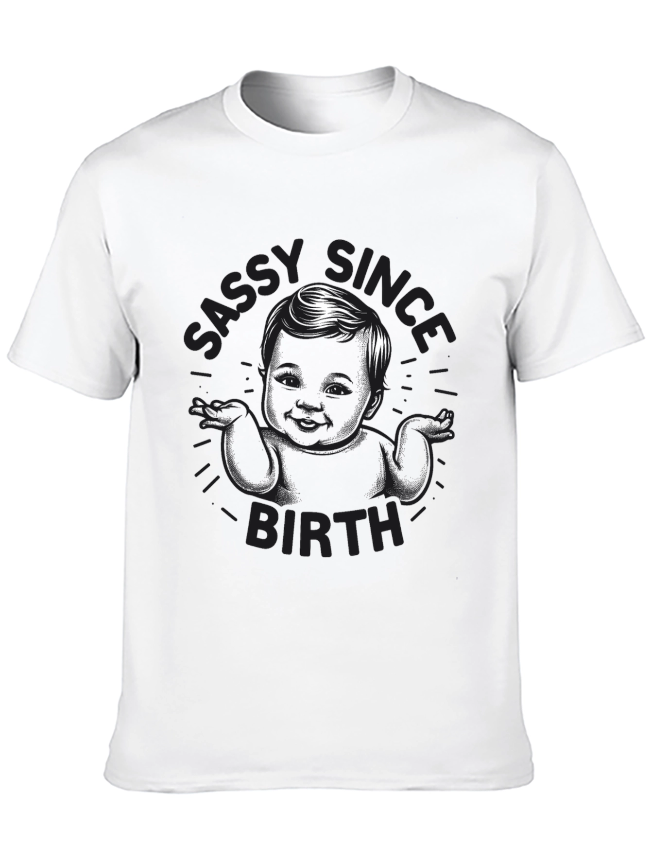 Sassy Since Birth Graphic T-Shirt