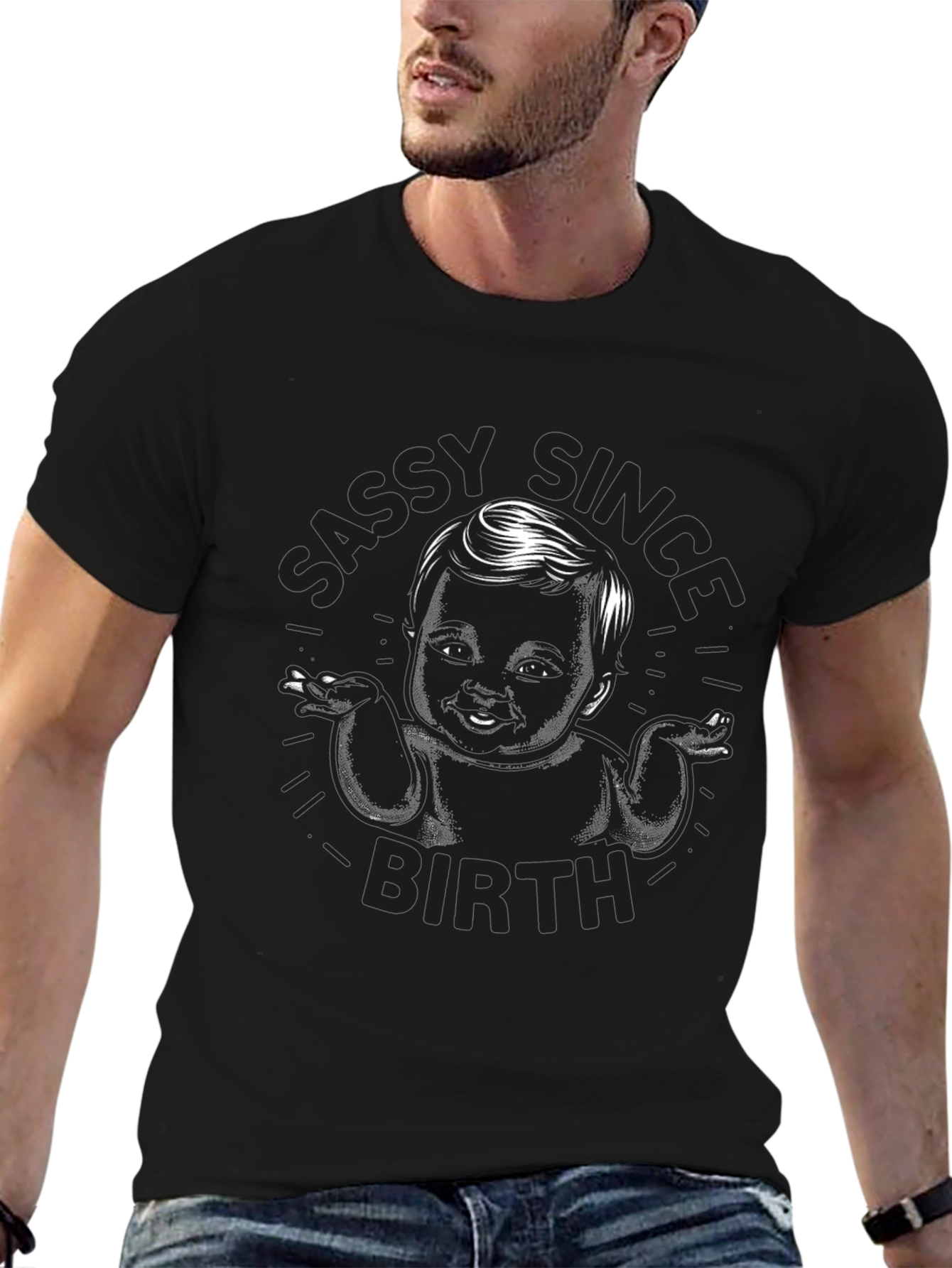 Sassy Since Birth Graphic T-Shirt