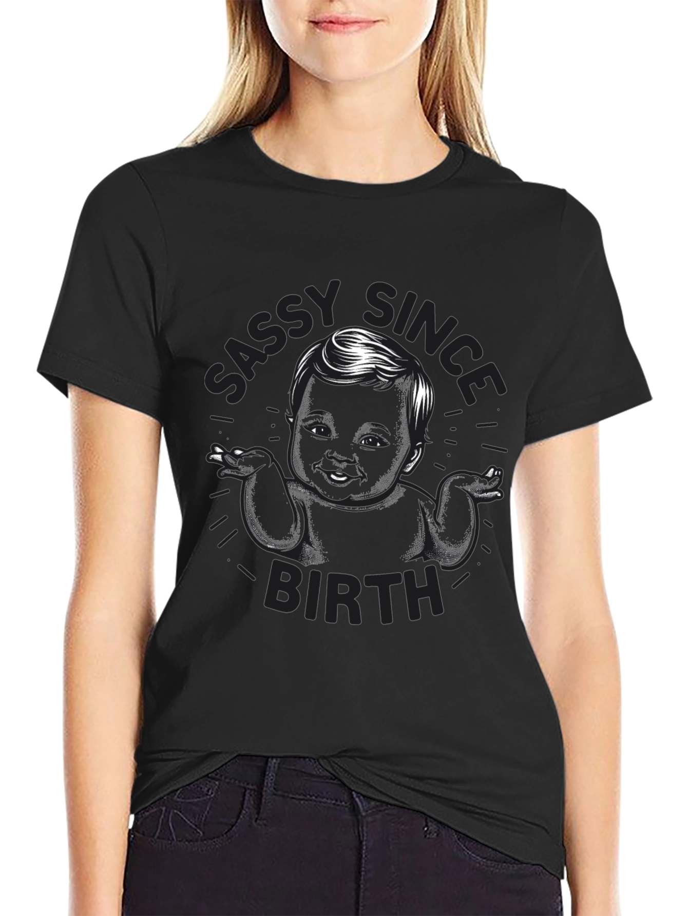 Sassy Since Birth Graphic T-Shirt