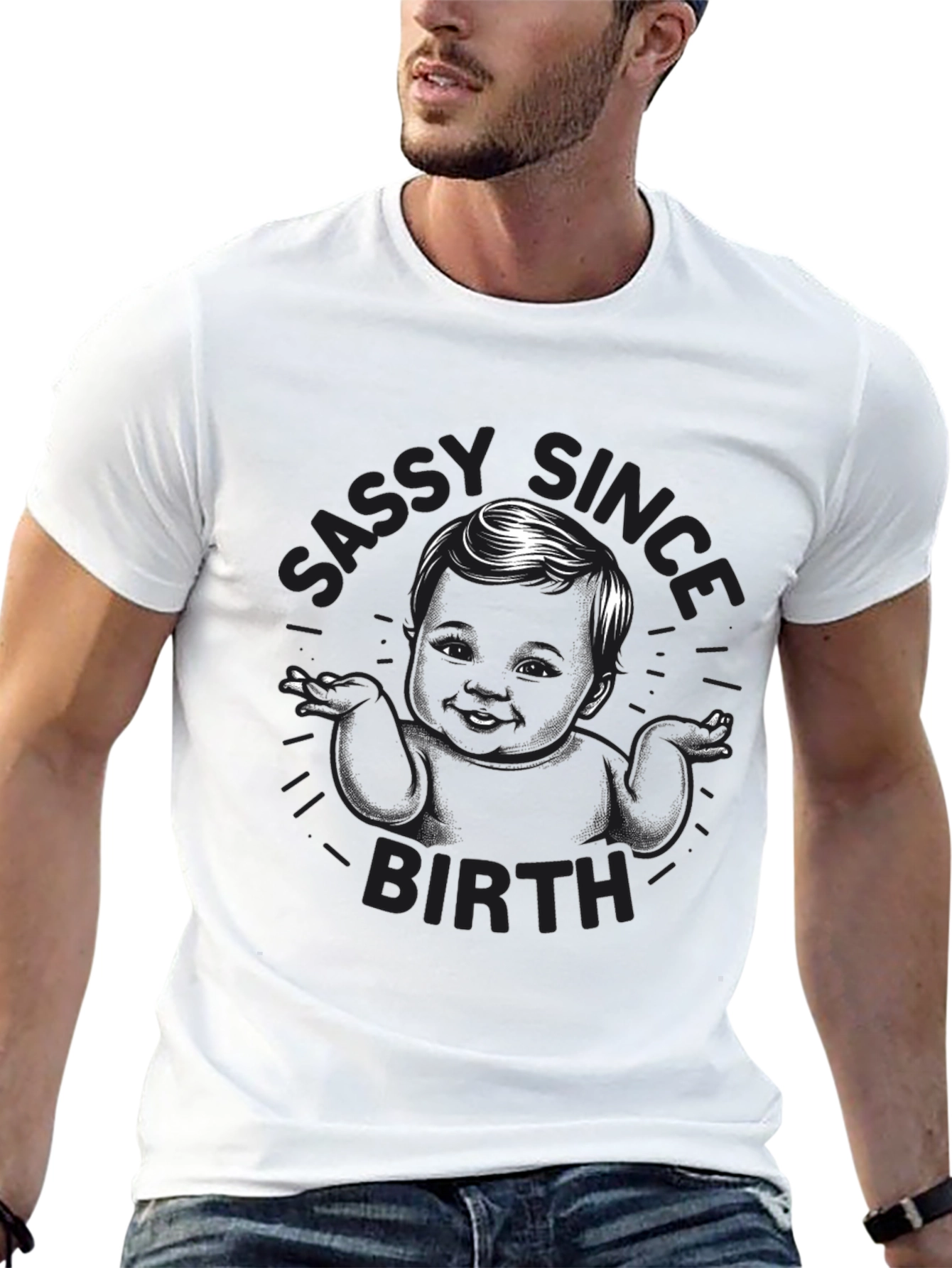Sassy Since Birth Graphic T-Shirt