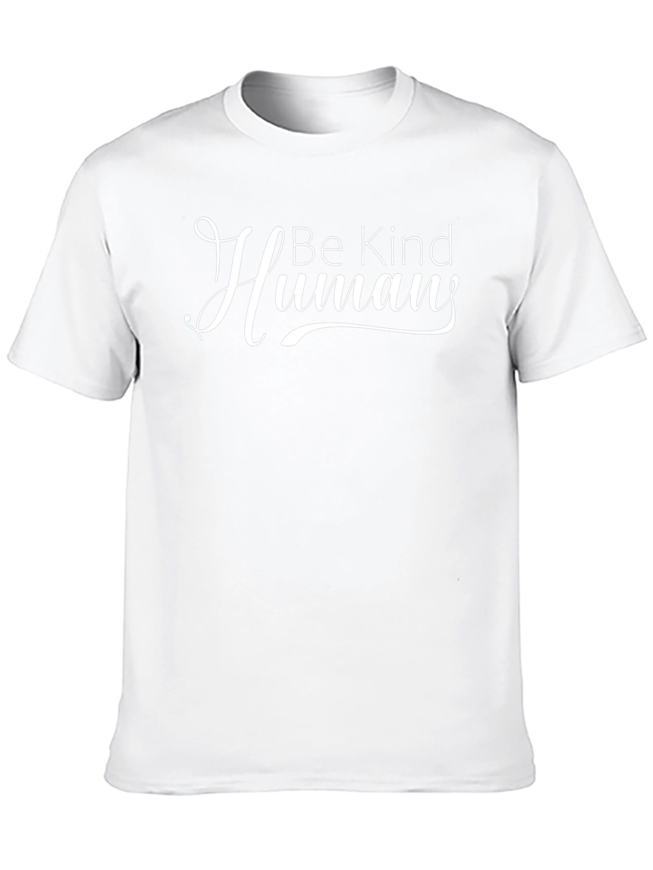 Be Kind Human T-Shirt - Soft Black Tee