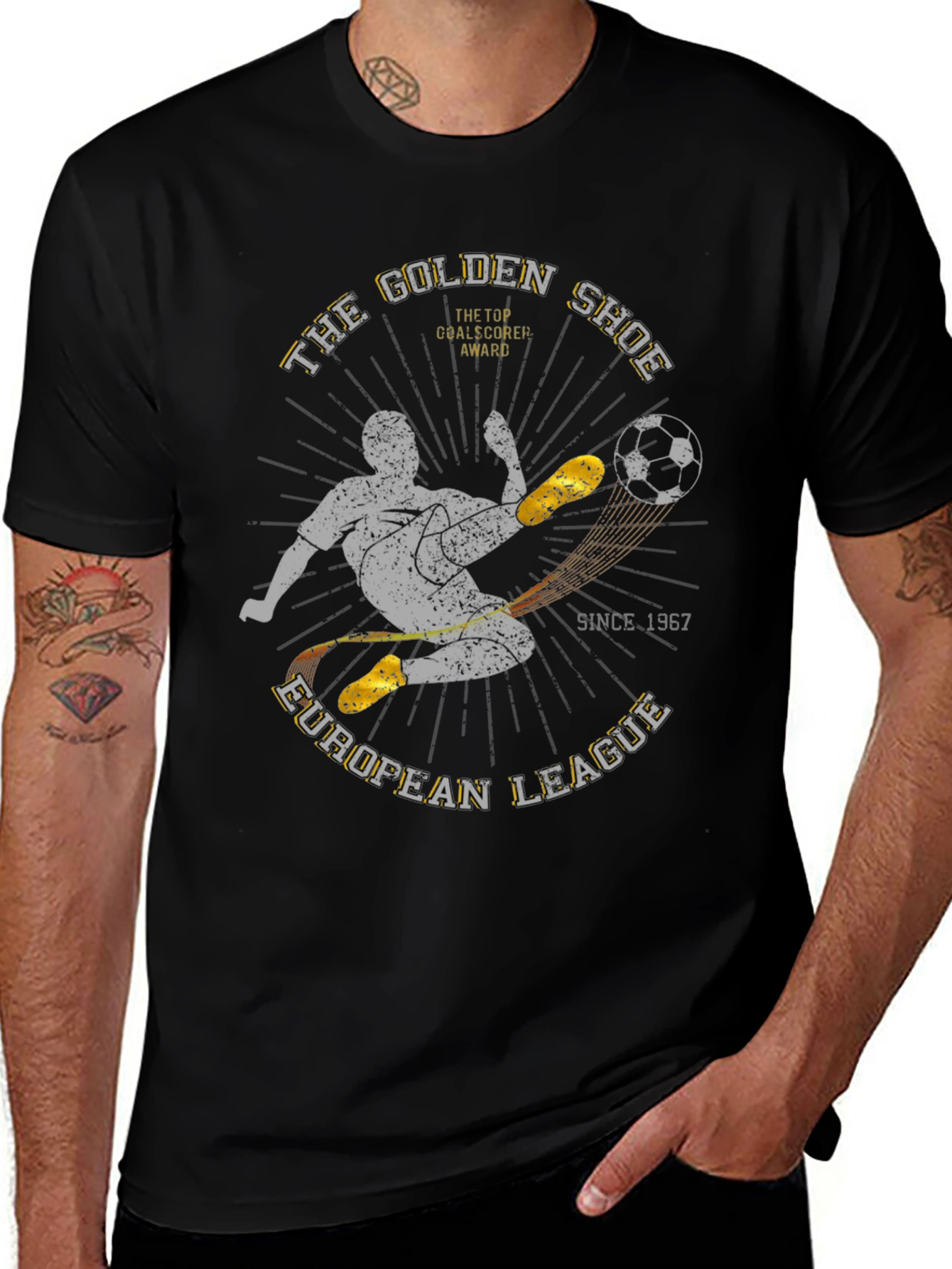 Golden Shoe European League Graphic T-Shirt