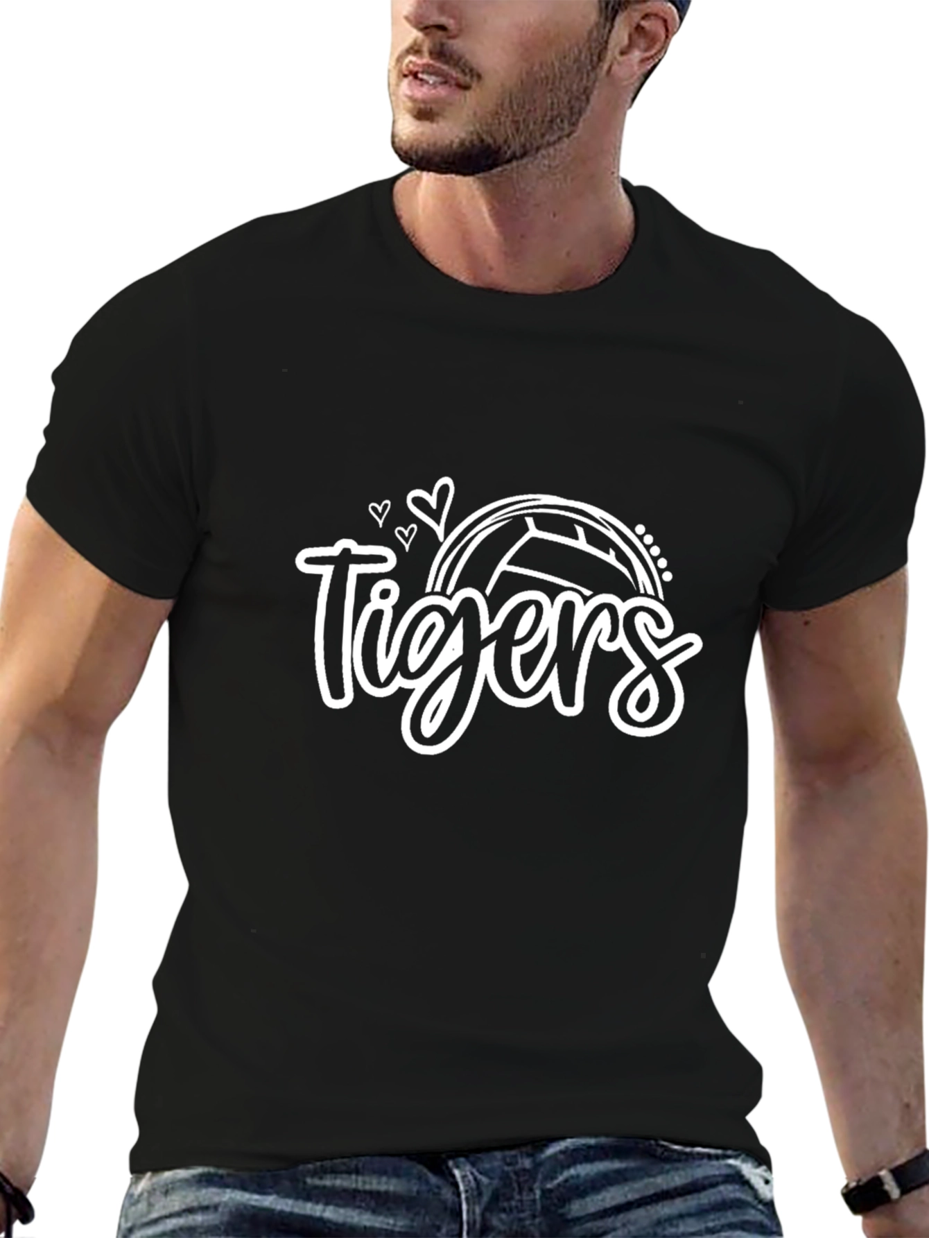 Tigers Volleyball Graphic T-Shirt