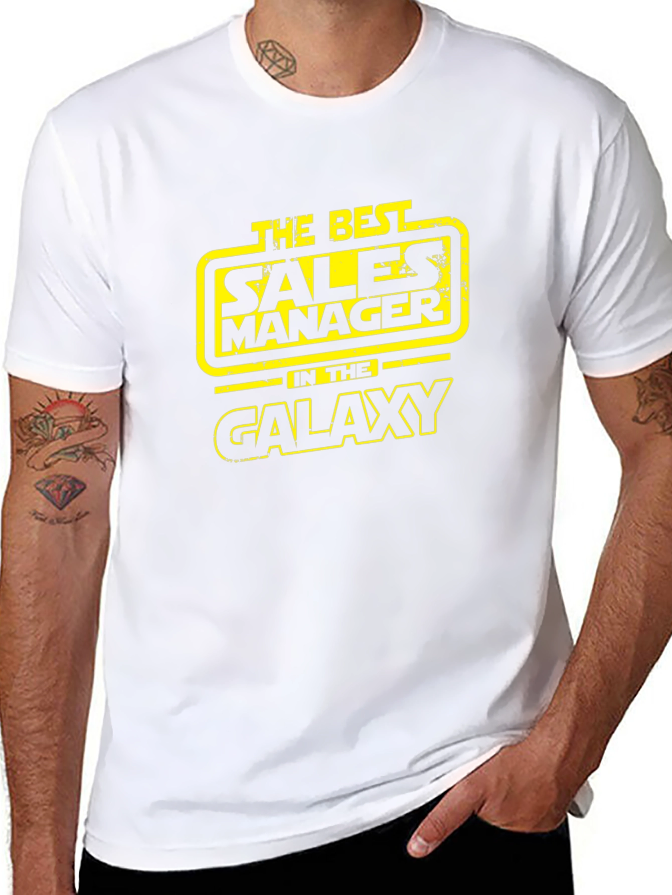 Best Sales Manager in the Galaxy Black T-Shirt