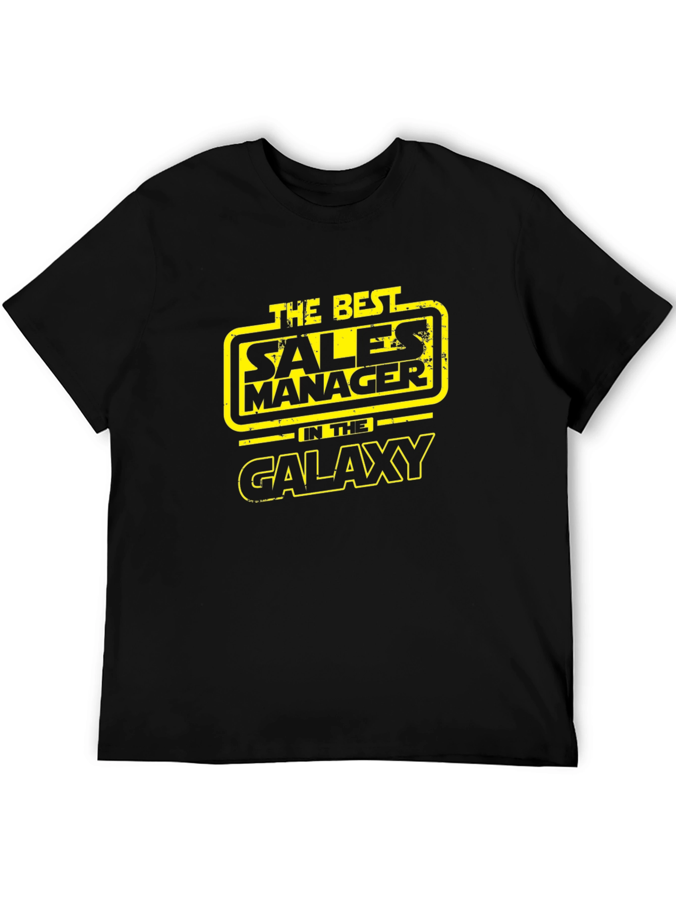 Best Sales Manager in the Galaxy Black T-Shirt