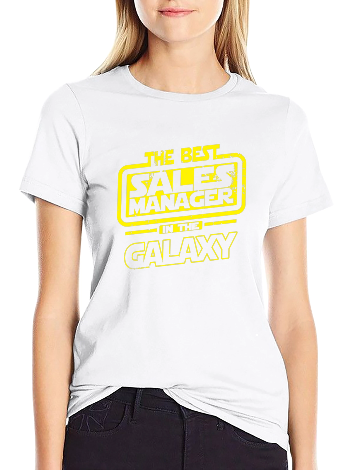 Best Sales Manager in the Galaxy Black T-Shirt
