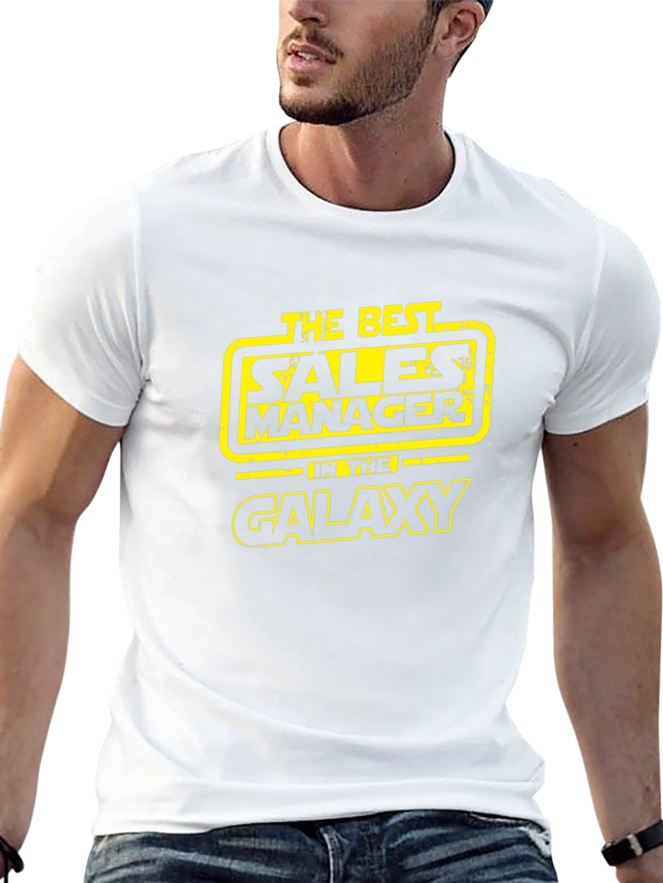 Best Sales Manager in the Galaxy Black T-Shirt