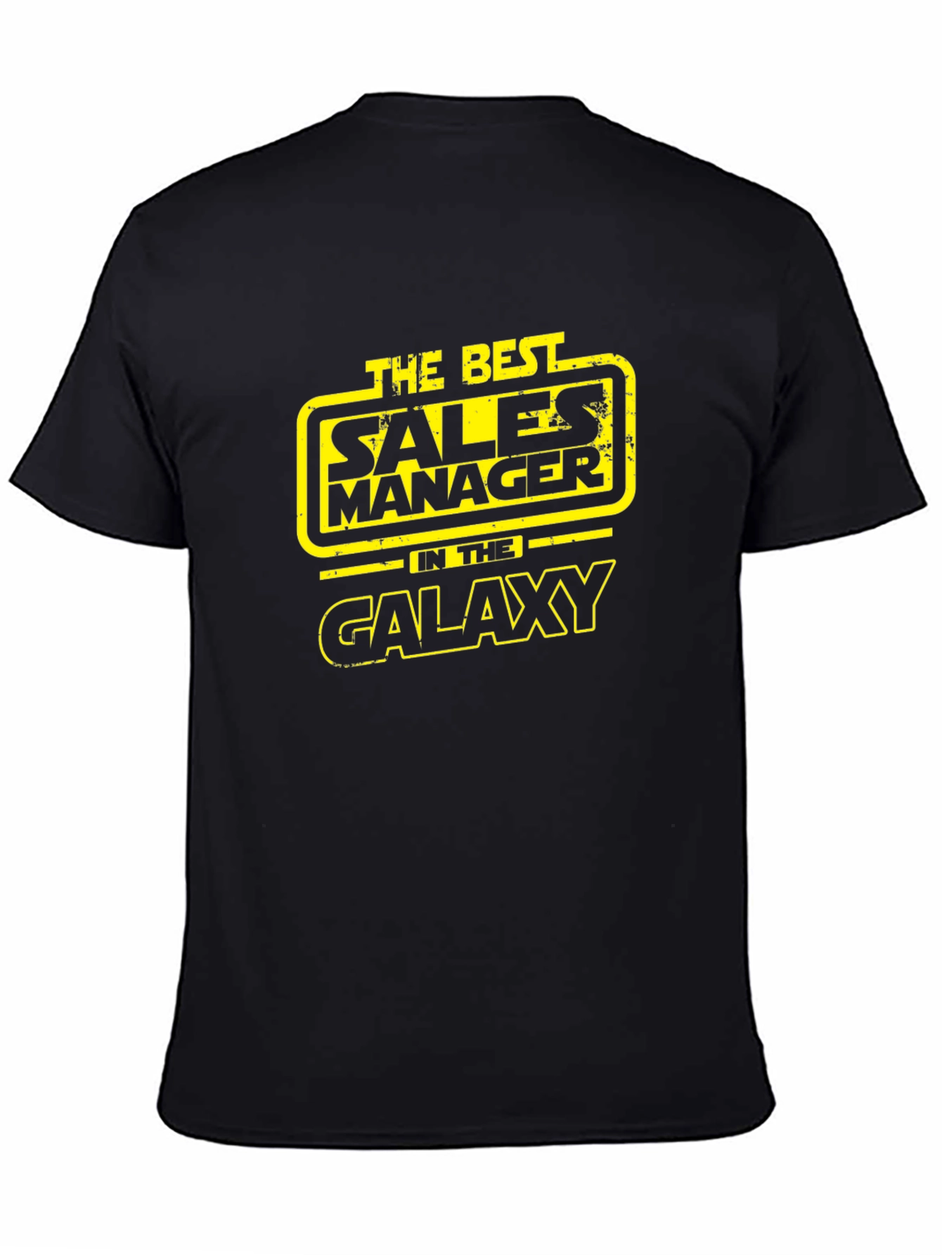 Best Sales Manager in the Galaxy Black T-Shirt