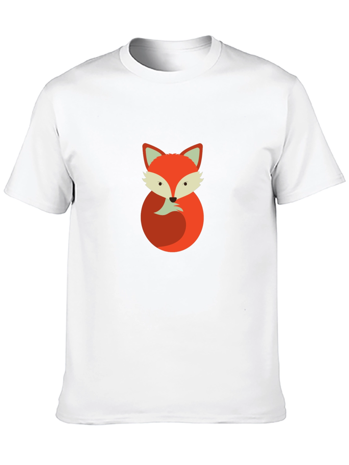 Fox Graphic Black T-Shirt - Unisex Casual Tee