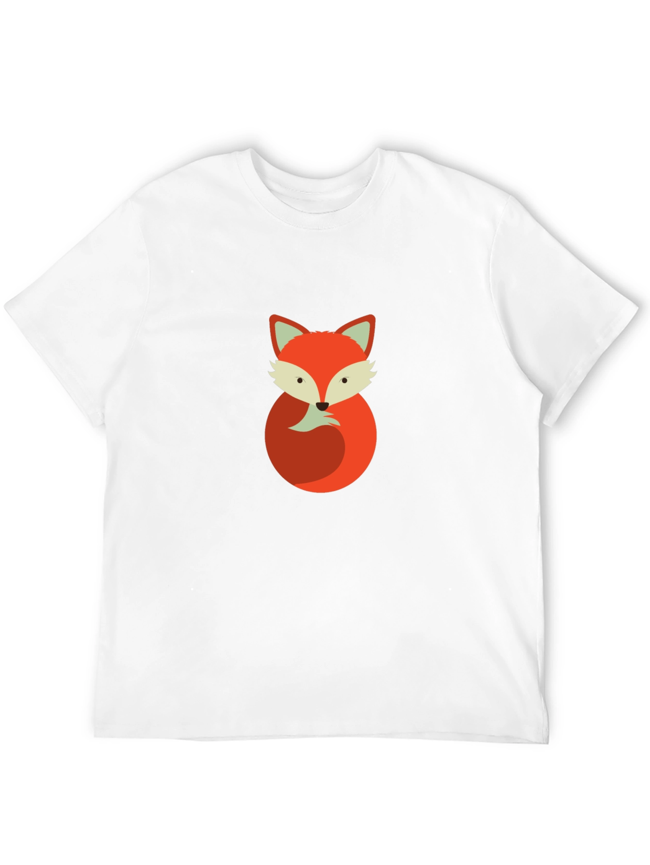Fox Graphic Black T-Shirt - Unisex Casual Tee