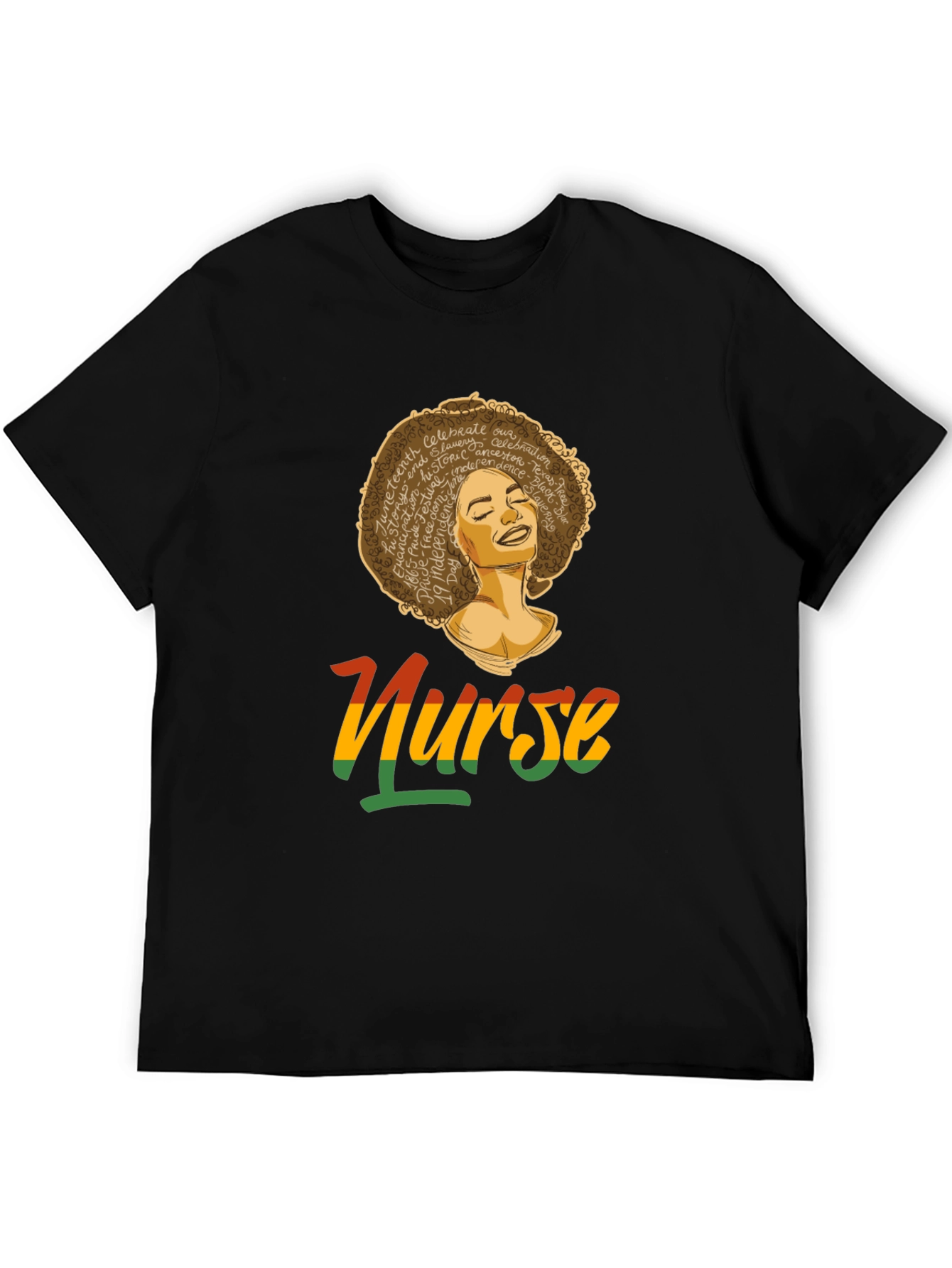 Juneteenth Nurse Black Pride T-Shirt