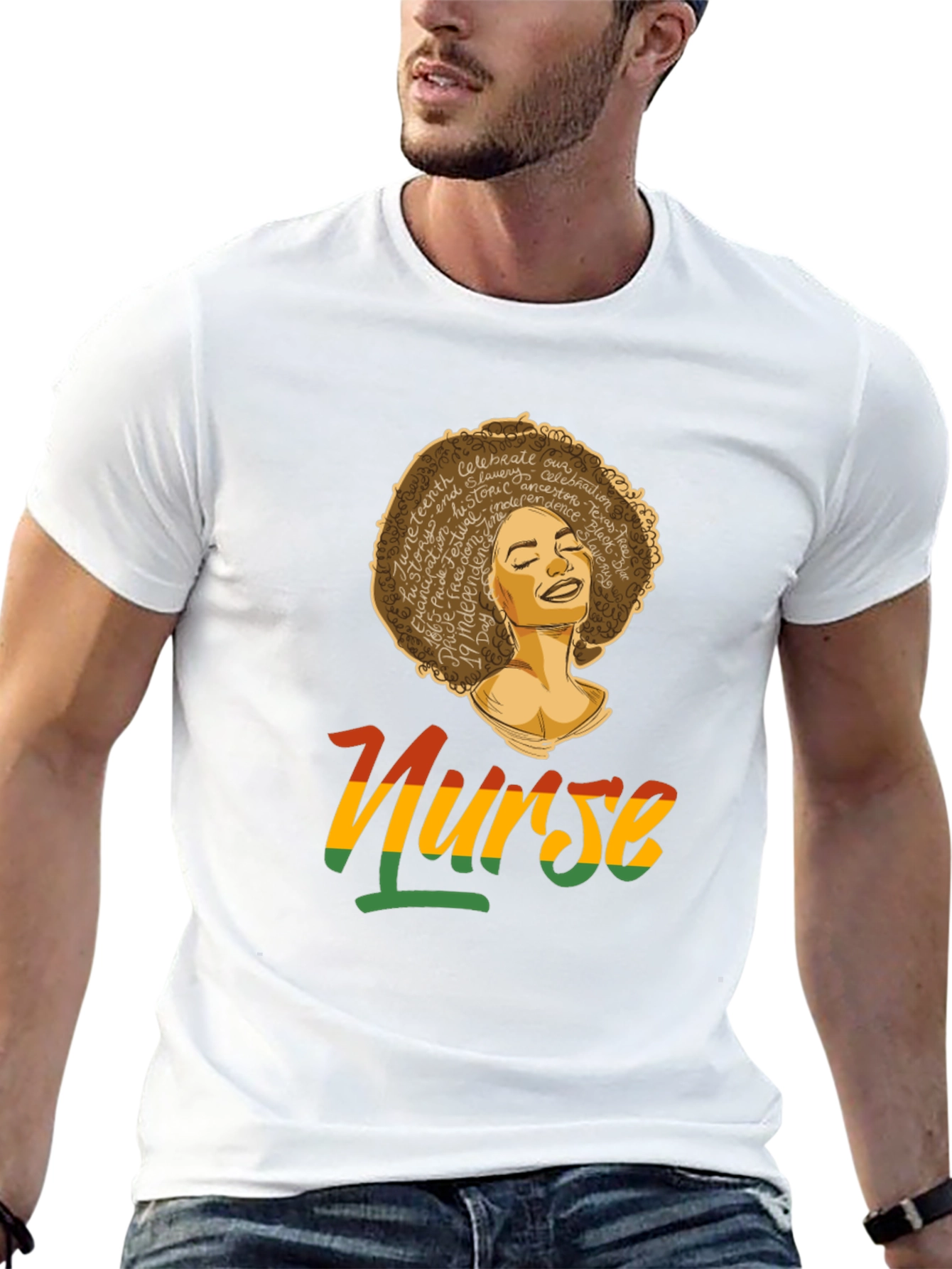 Juneteenth Nurse Black Pride T-Shirt