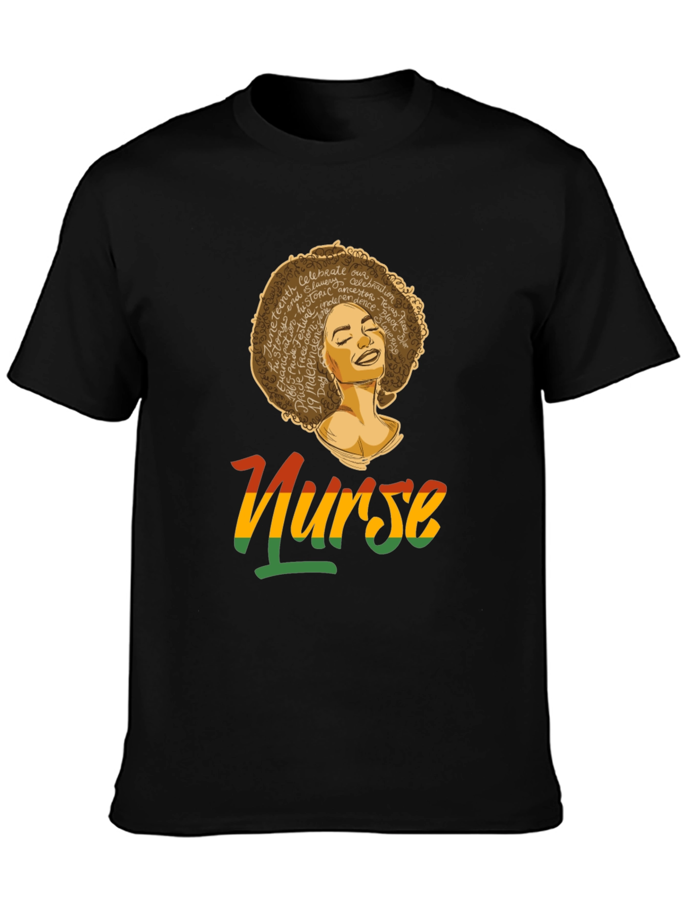 Juneteenth Nurse Black Pride T-Shirt