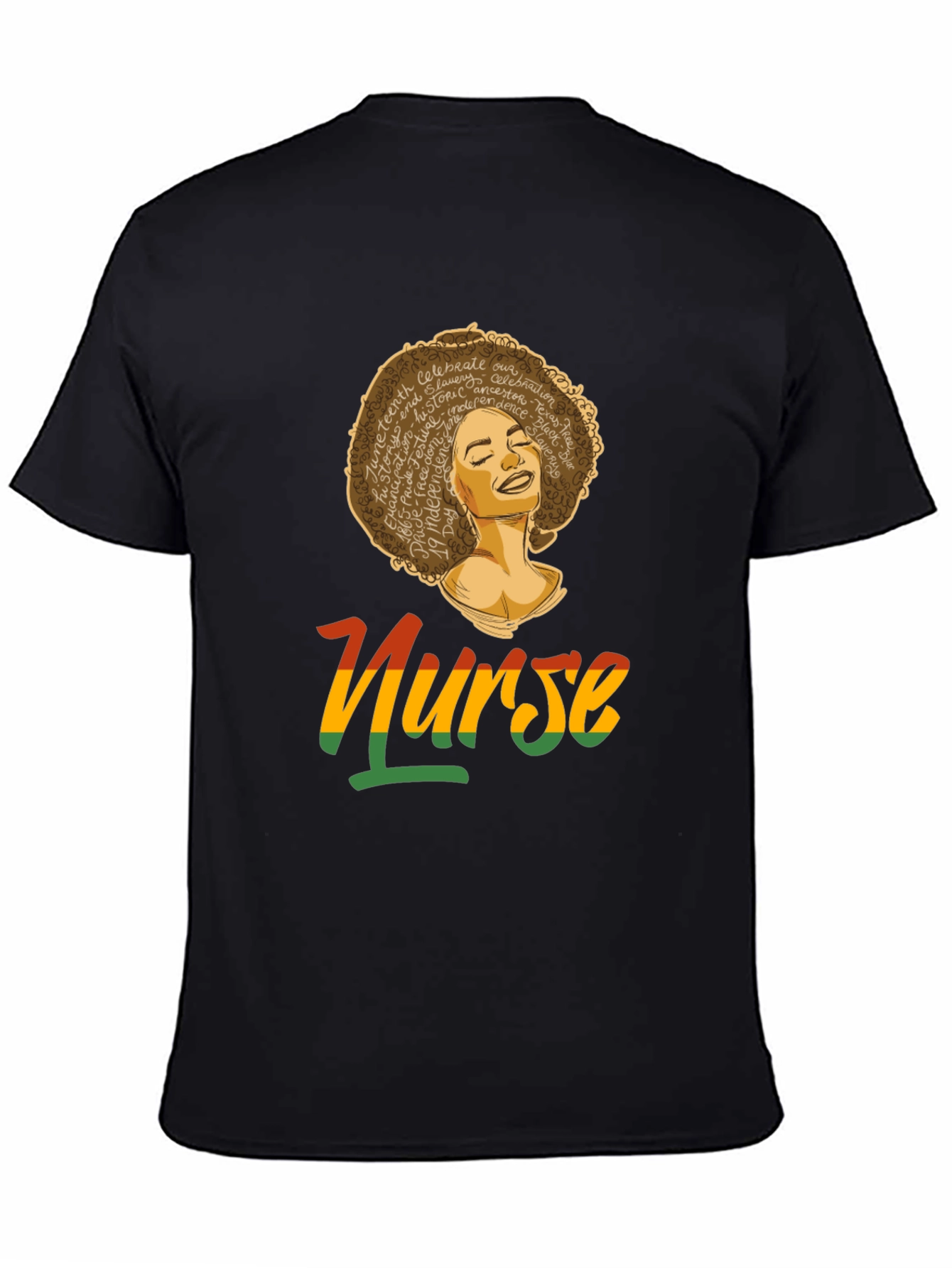 Juneteenth Nurse Black Pride T-Shirt