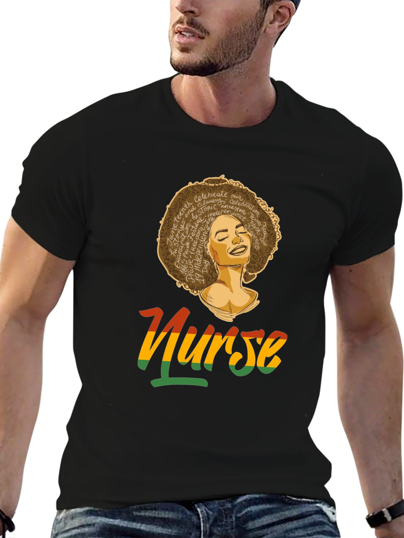 Juneteenth Nurse Black Pride T-Shirt