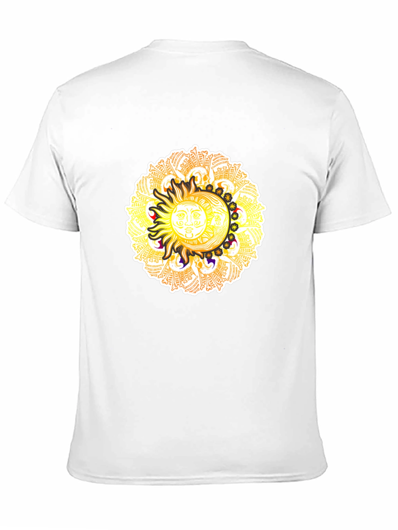Celestial Sun & Moon Graphic T-Shirt