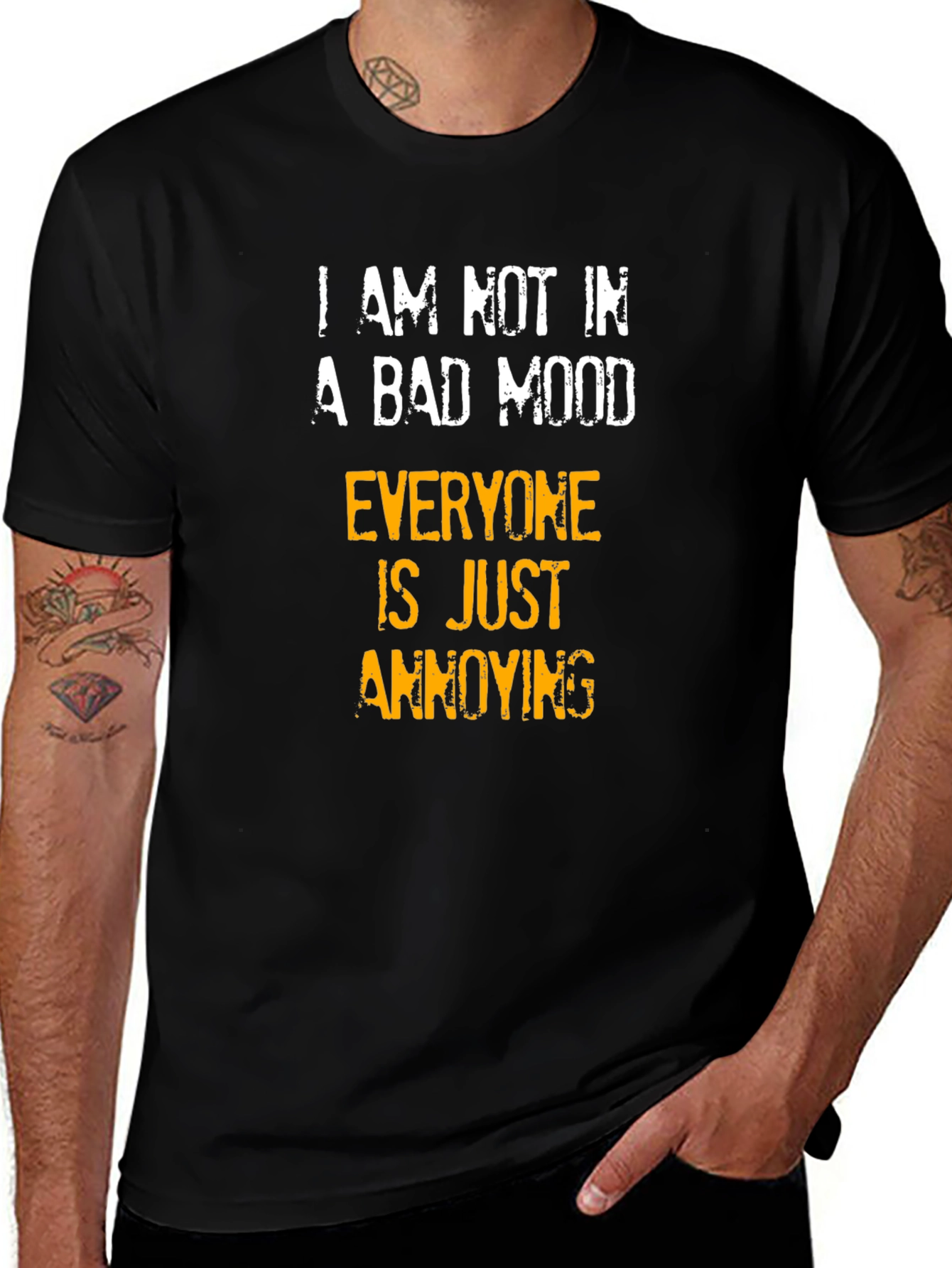 Funny Sarcastic Humor T-Shirt - Bad Mood Annoying