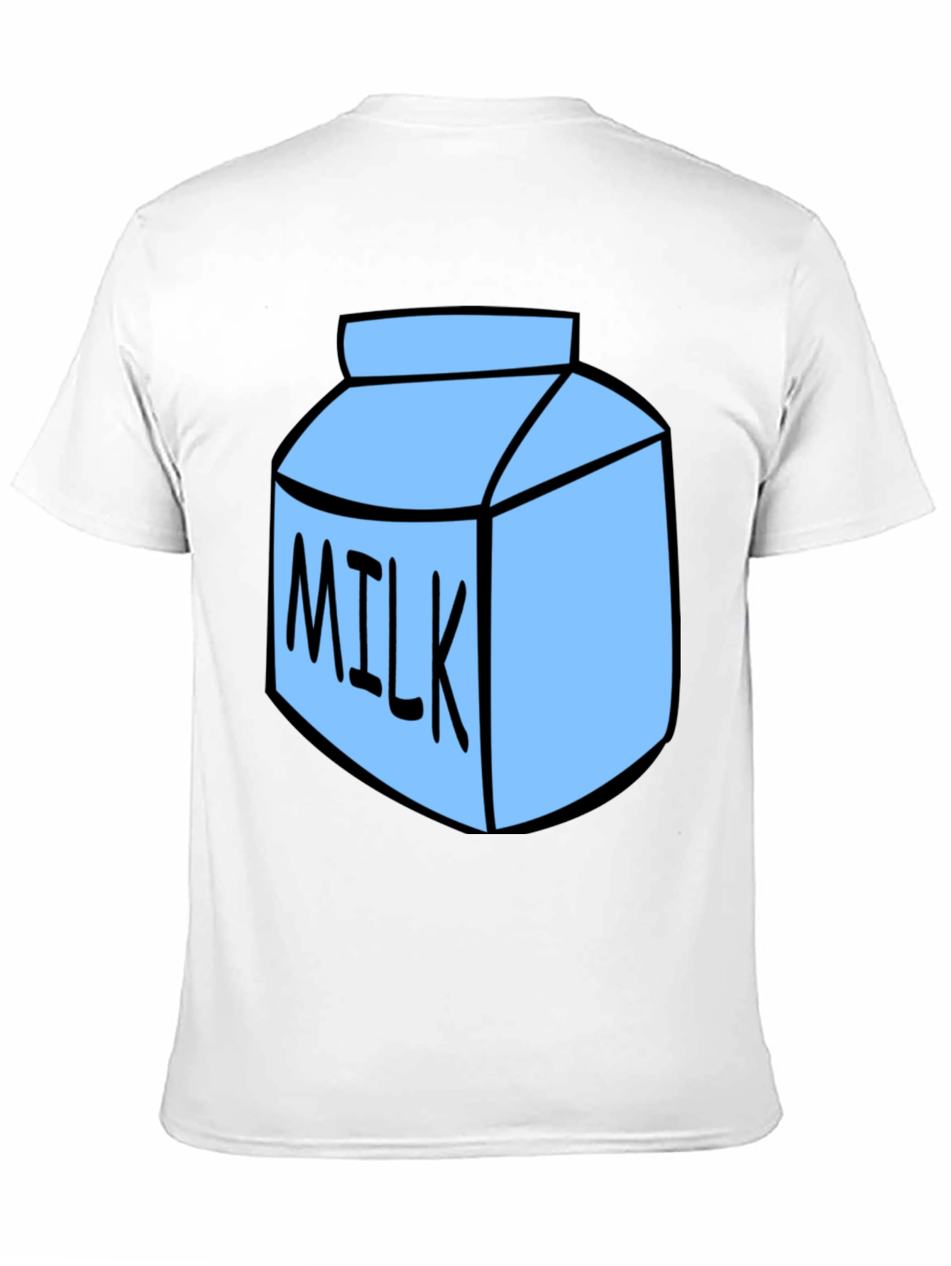 Milk Carton Graphic T-Shirt - Black