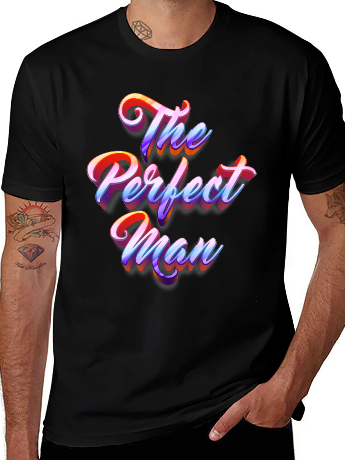 The Perfect Man Graphic Tee - Bold & Stylish