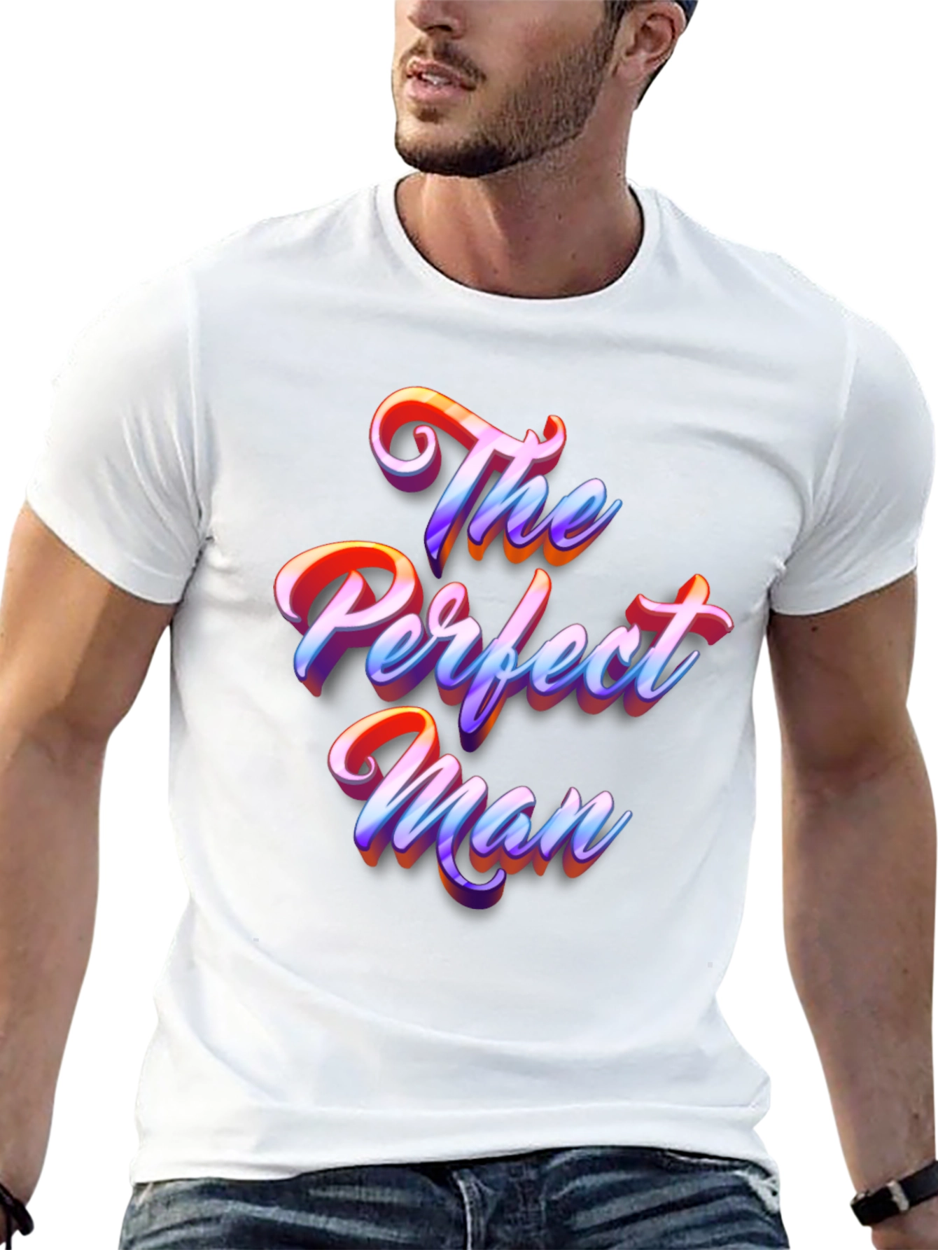 The Perfect Man Graphic Tee - Bold & Stylish