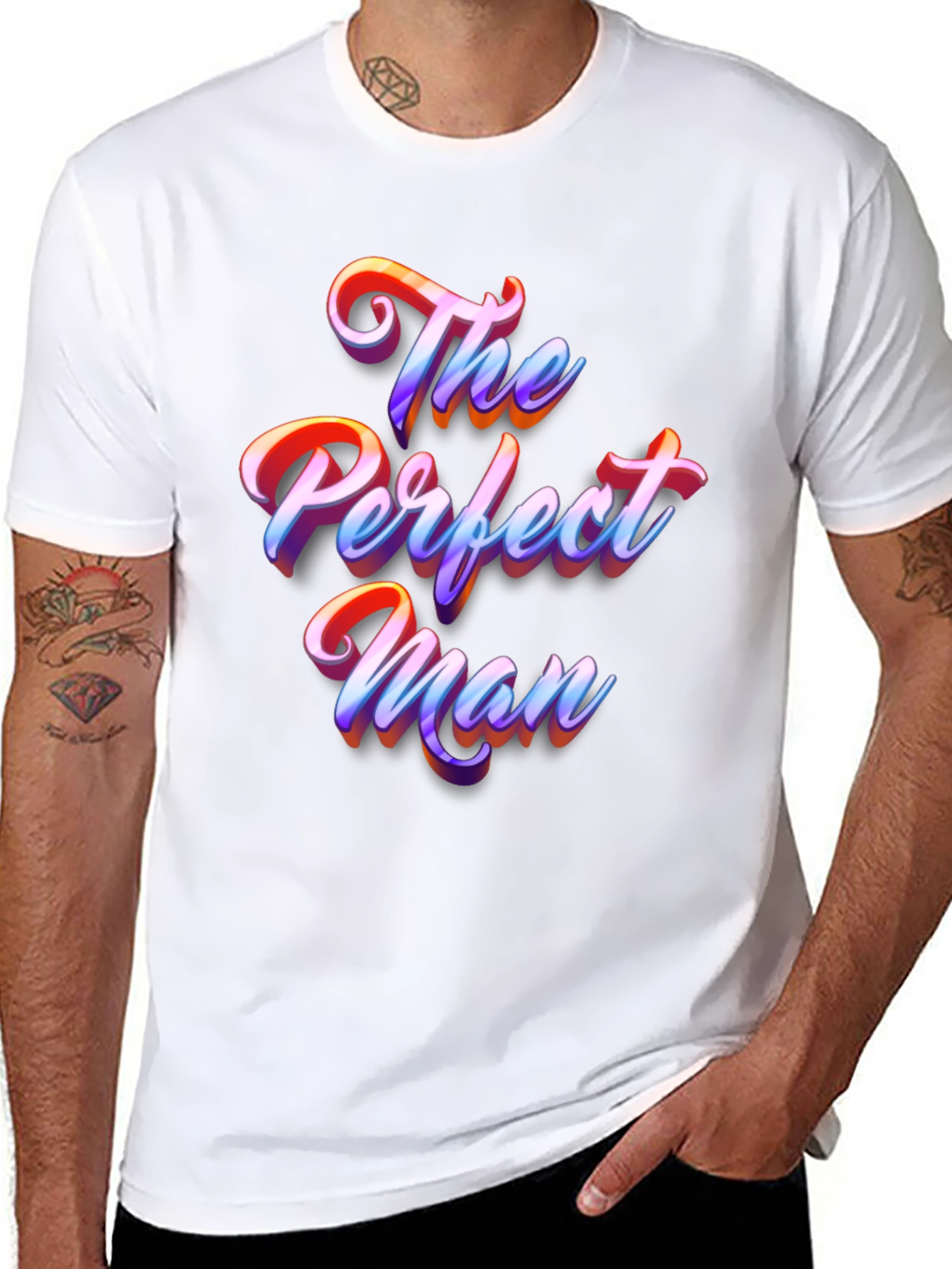 The Perfect Man Graphic Tee - Bold & Stylish
