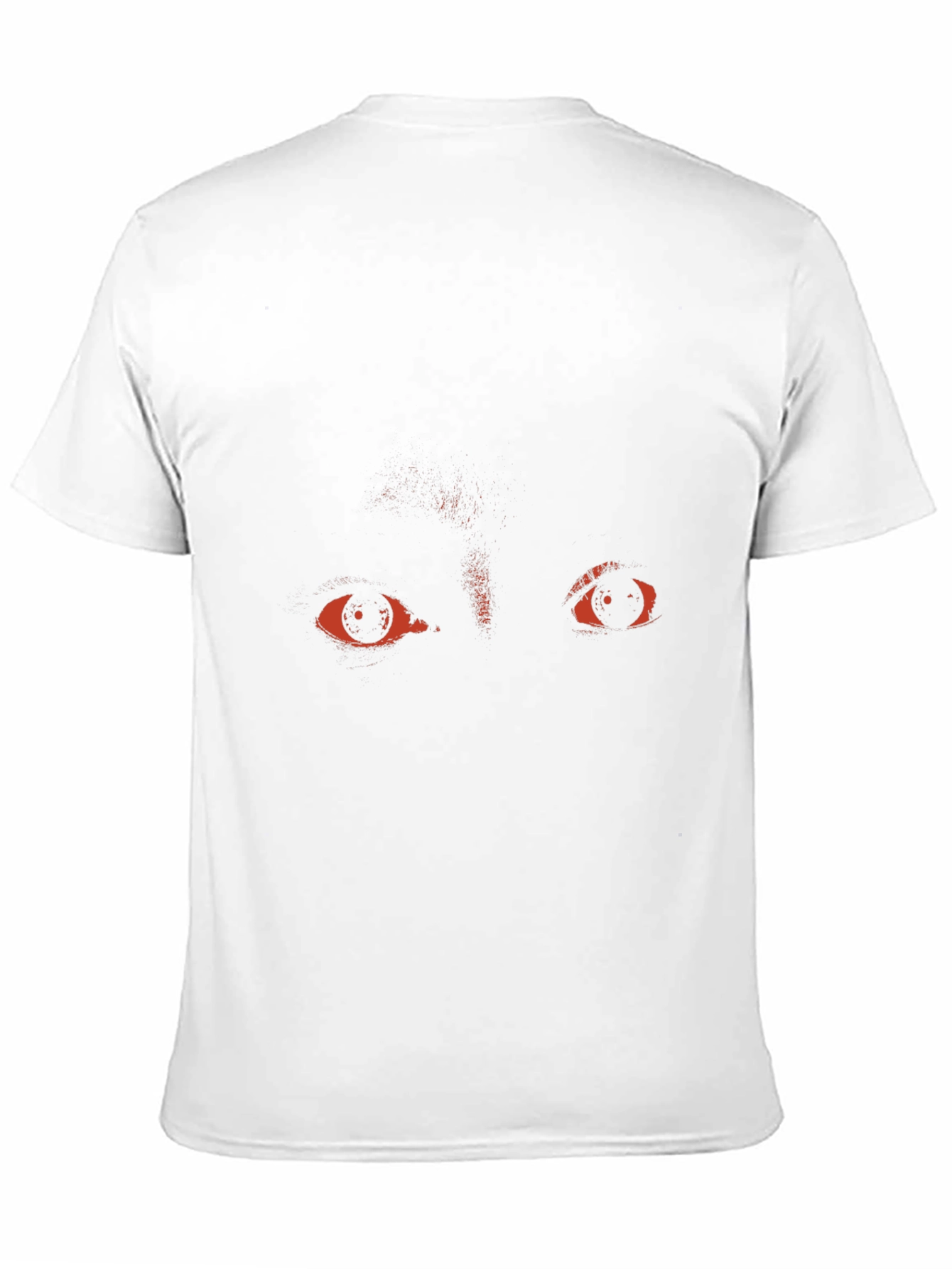 Eerie Eyes Graphic Black Tee - Striking Design