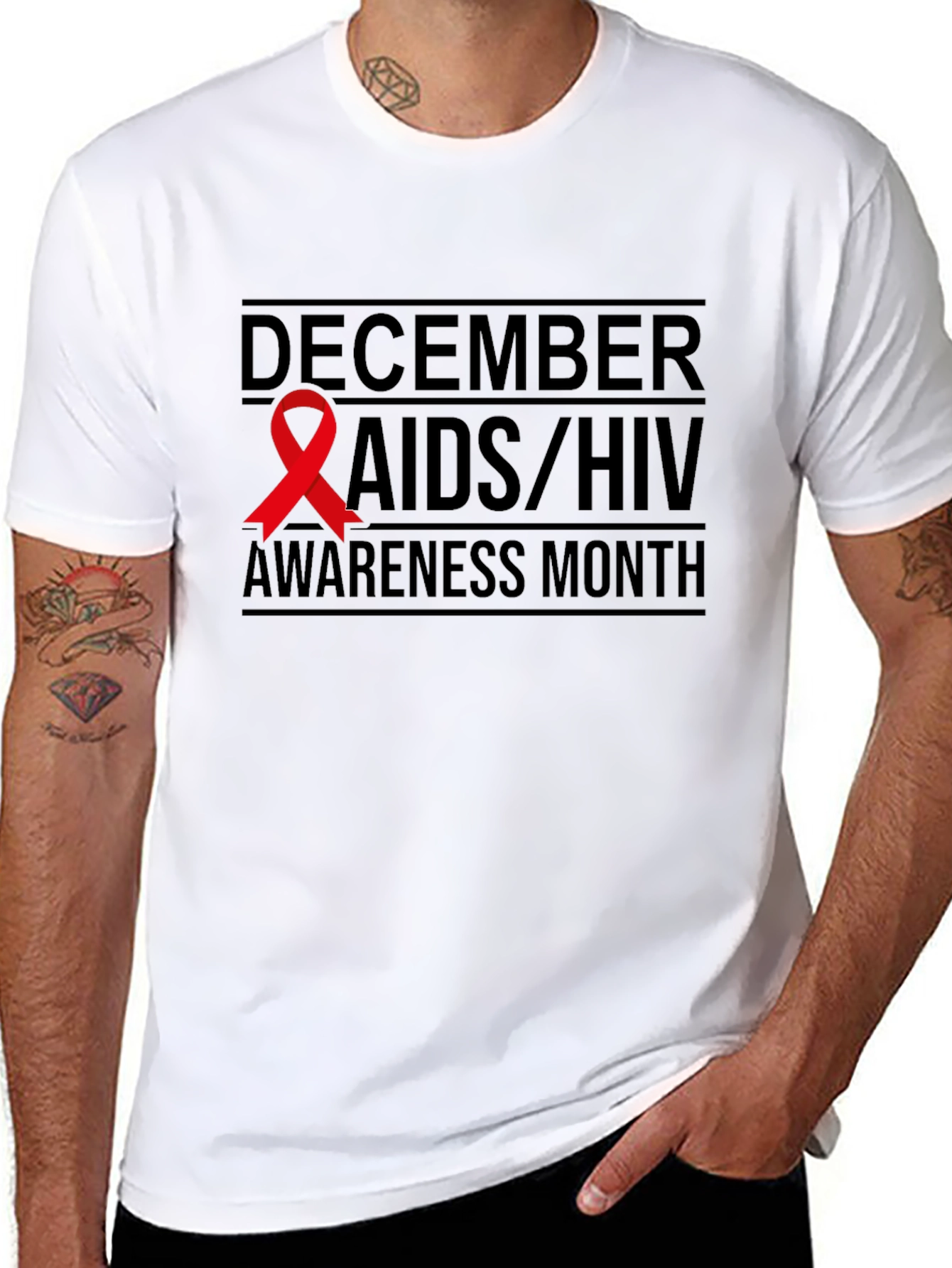 December AIDS/HIV Awareness Month T-Shirt