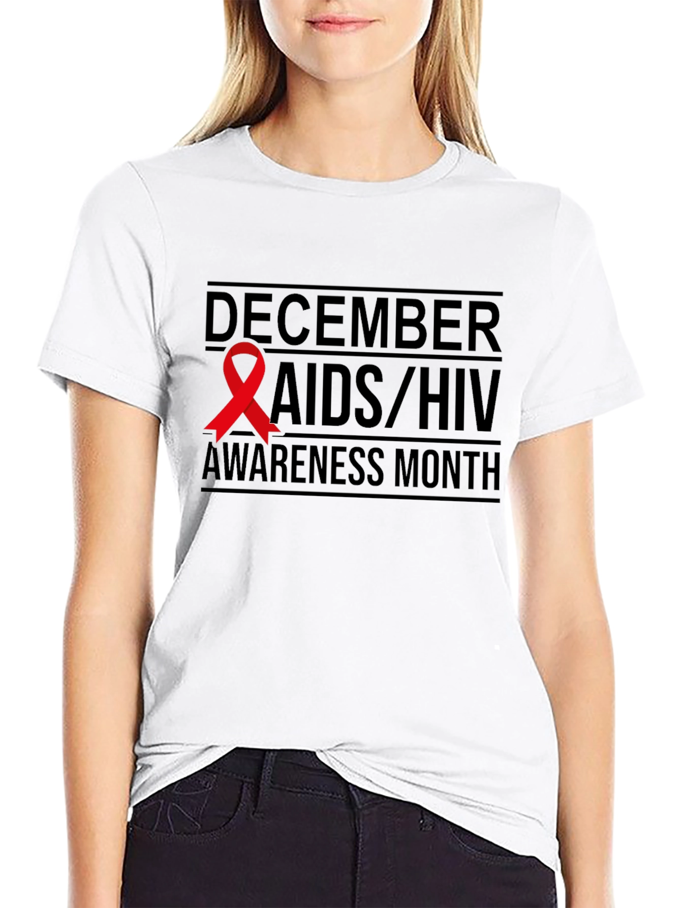 December AIDS/HIV Awareness Month T-Shirt