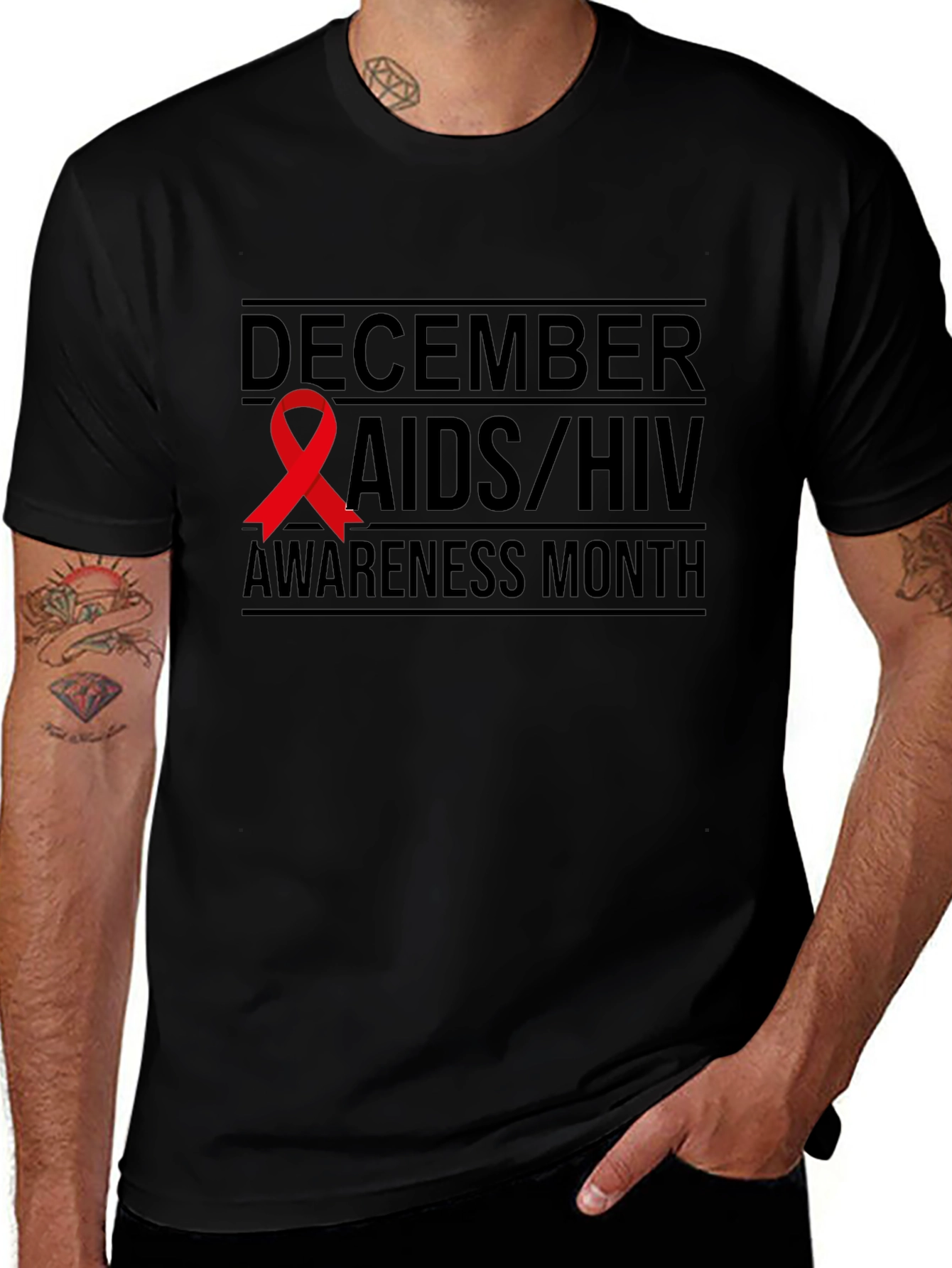 December AIDS/HIV Awareness Month T-Shirt