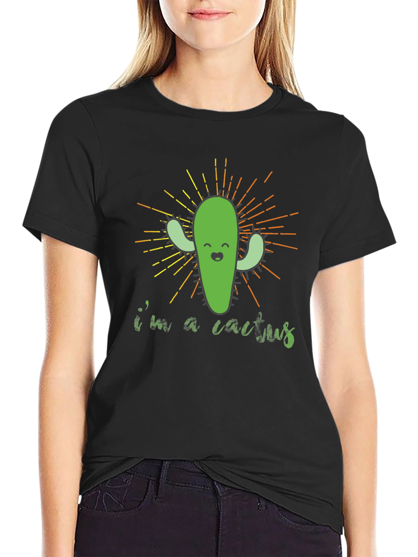 Im A Cactus Graphic T-Shirt