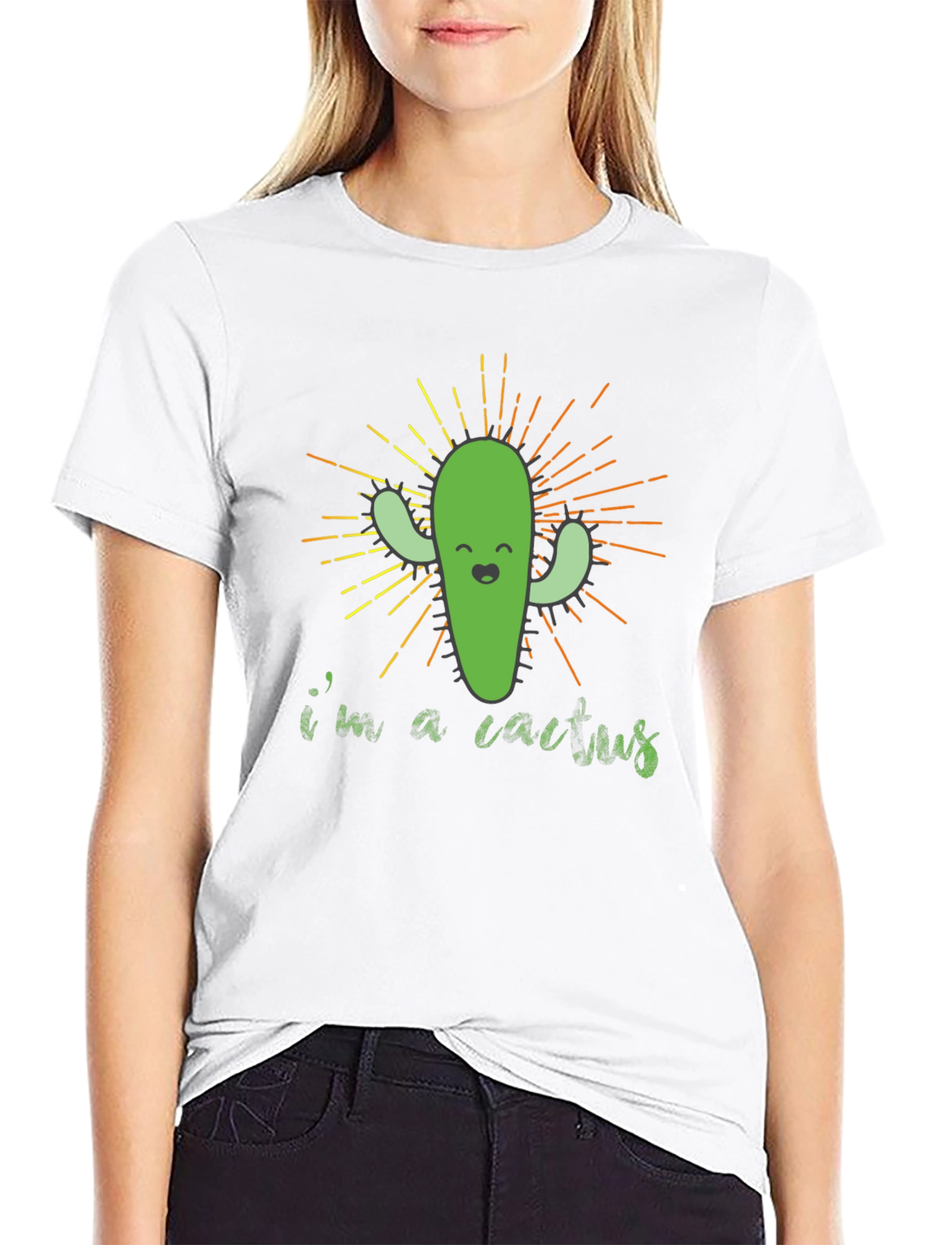 Im A Cactus Graphic T-Shirt