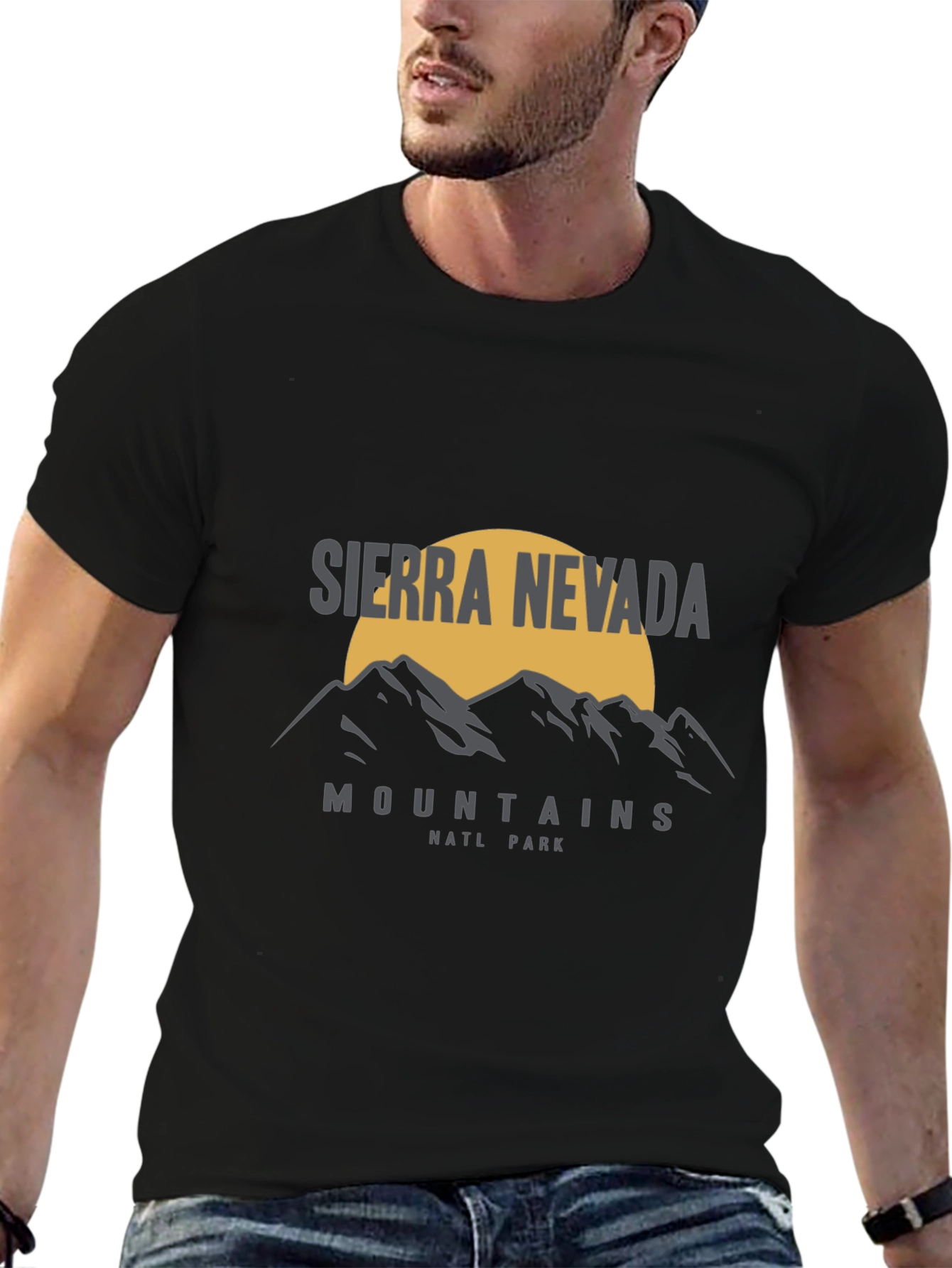 Sierra Nevada Mountains Graphic T-Shirt
