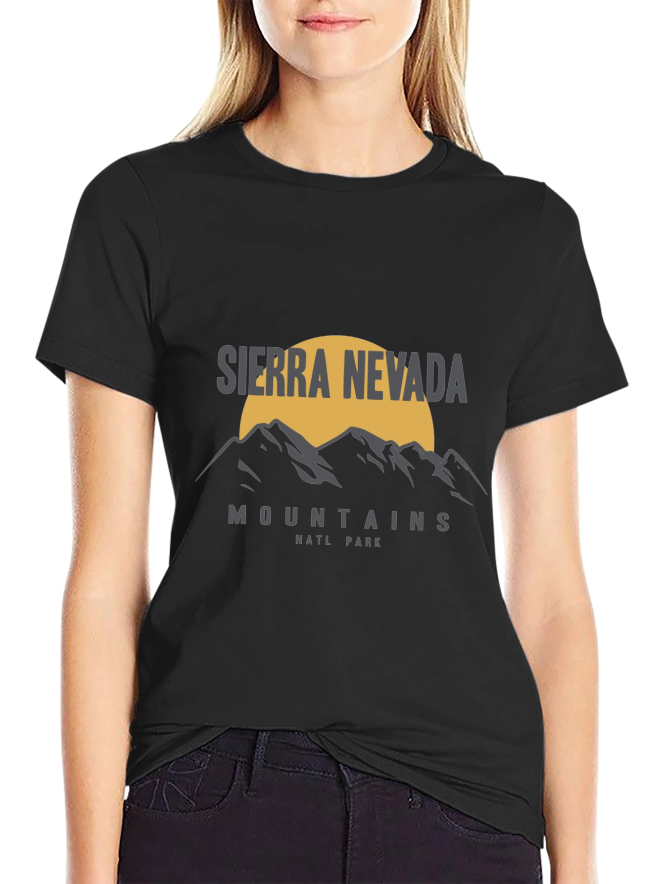 Sierra Nevada Mountains Graphic T-Shirt