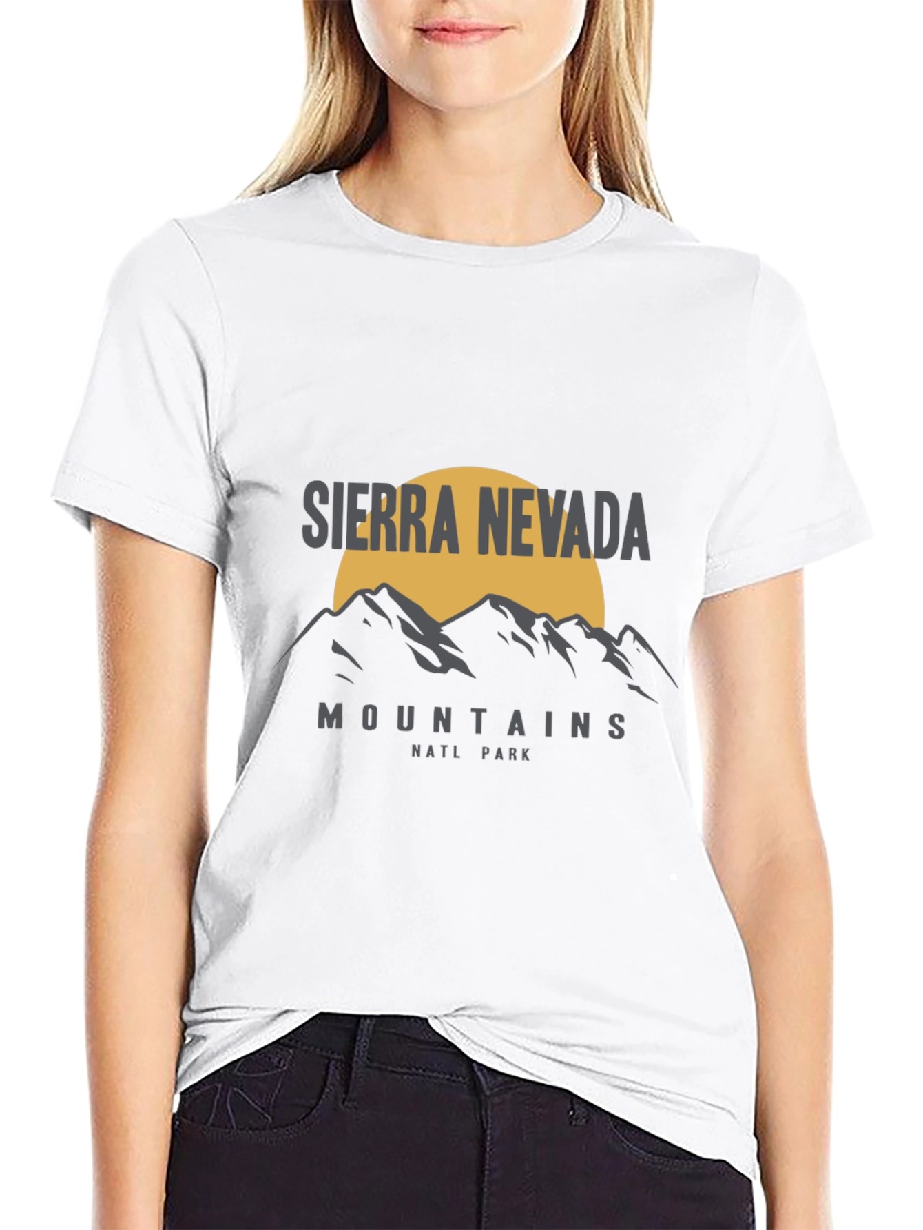 Sierra Nevada Mountains Graphic T-Shirt