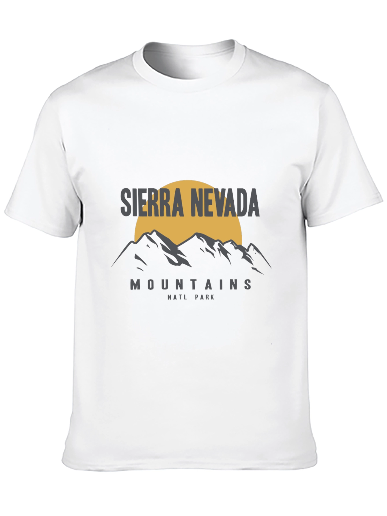 Sierra Nevada Mountains Graphic T-Shirt