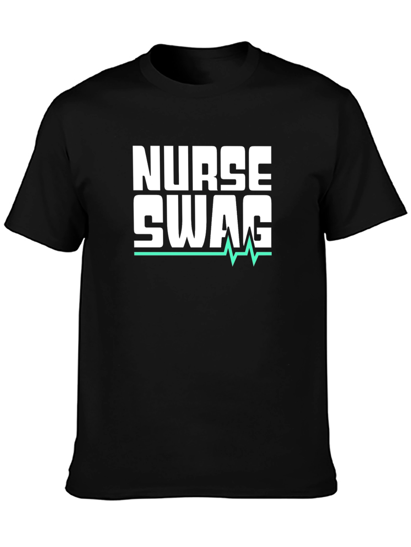 Nurse Swag T-Shirt - Black Graphic Tee