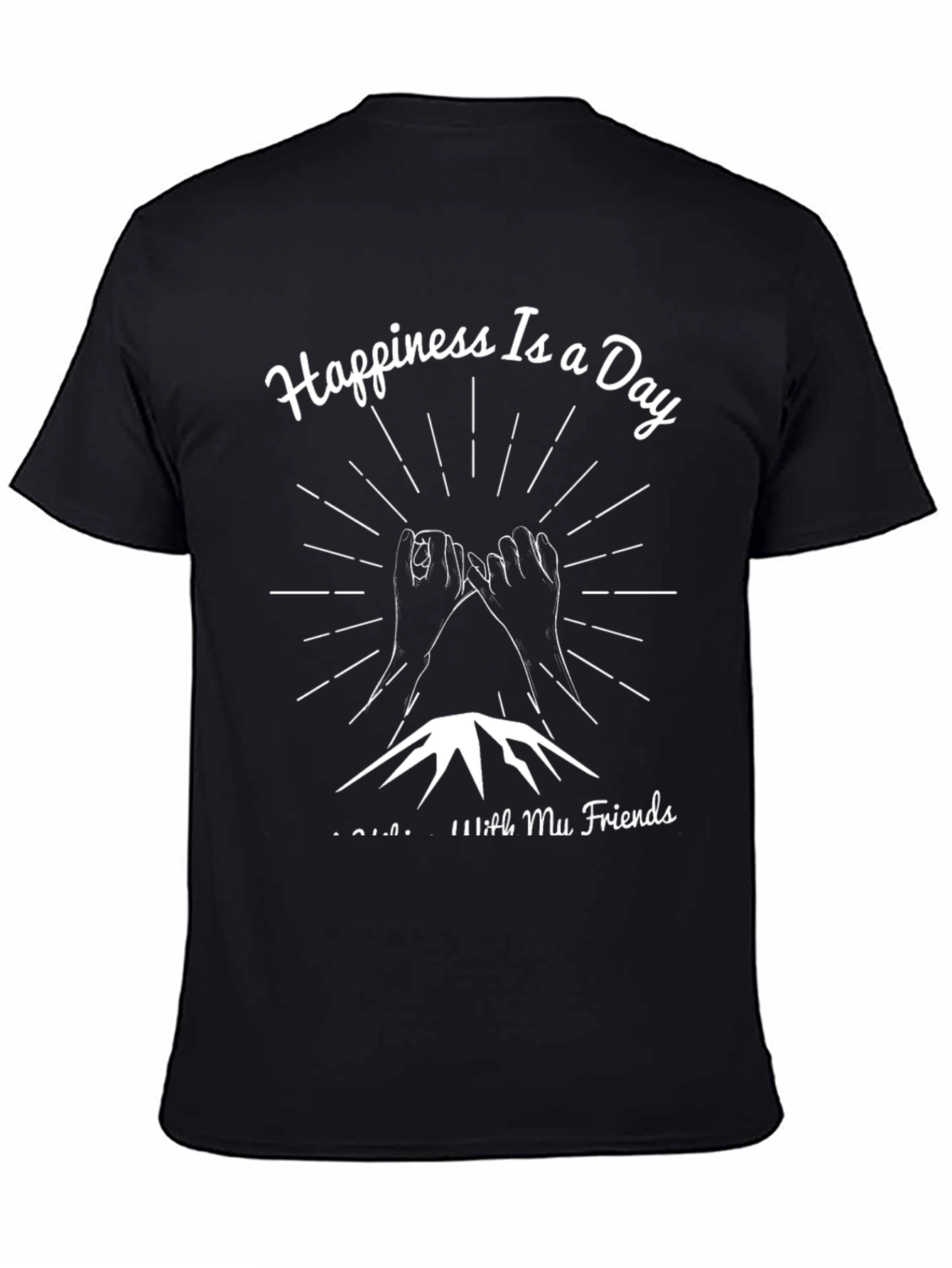 Happiness With Friends Graphic T-Shirt