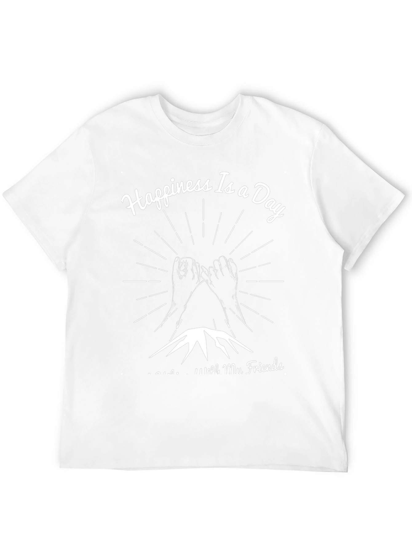 Happiness With Friends Graphic T-Shirt
