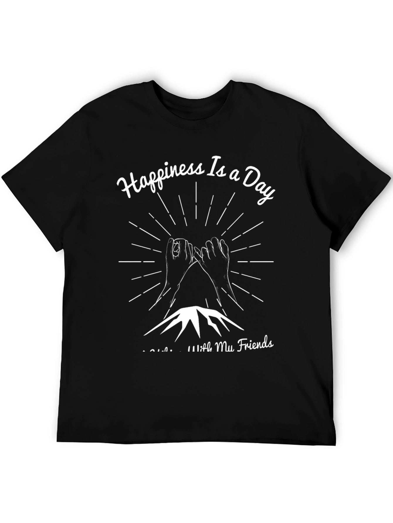 Happiness With Friends Graphic T-Shirt