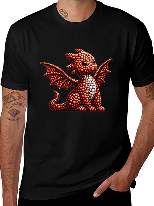 Dragon Graphic Tee - Cute Reptile Design