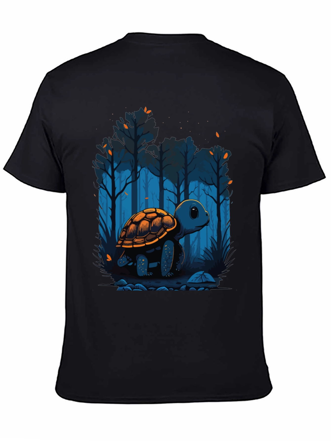 Turtle Forest Graphic Tee - Nature Lover Shirt