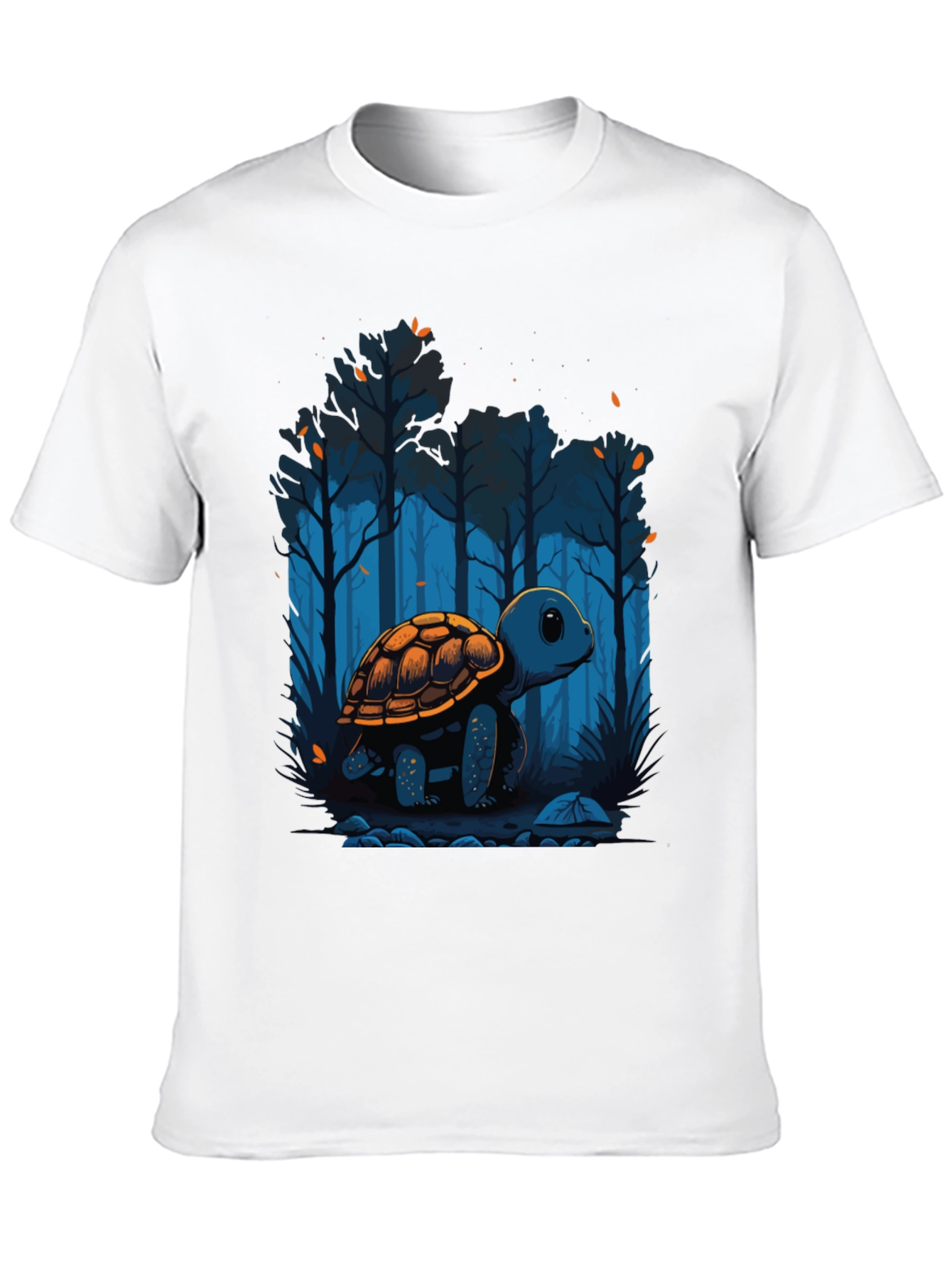 Turtle Forest Graphic Tee - Nature Lover Shirt