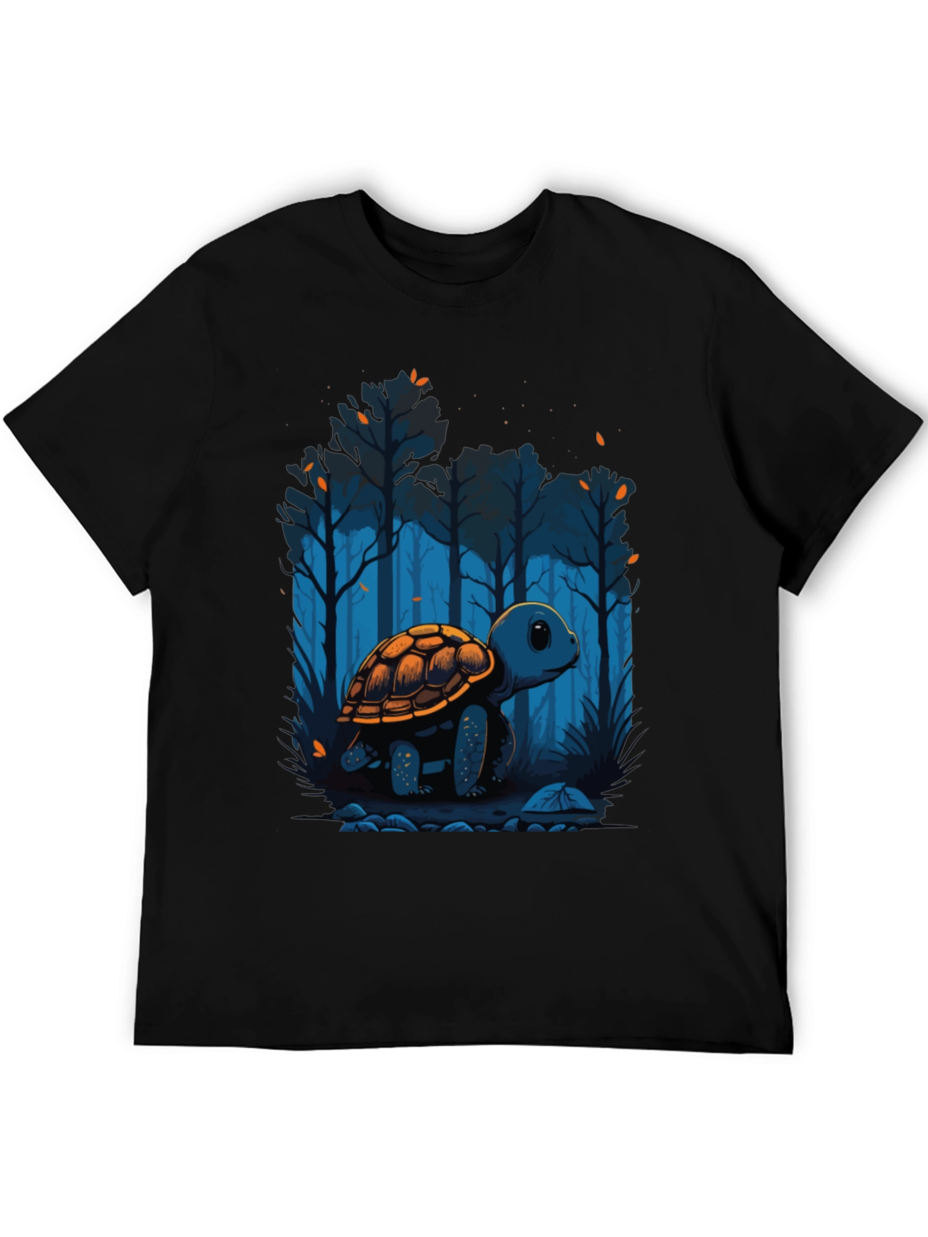 Turtle Forest Graphic Tee - Nature Lover Shirt