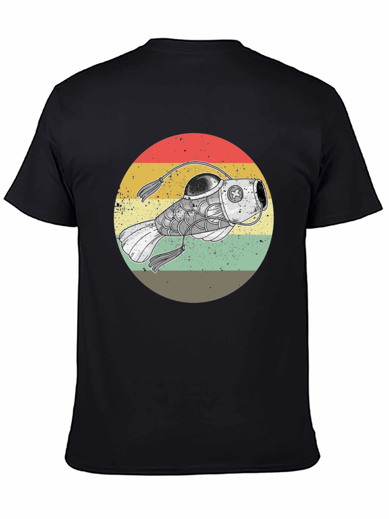 Retro Steampunk Fish T-Shirt - Unique Graphic Tee